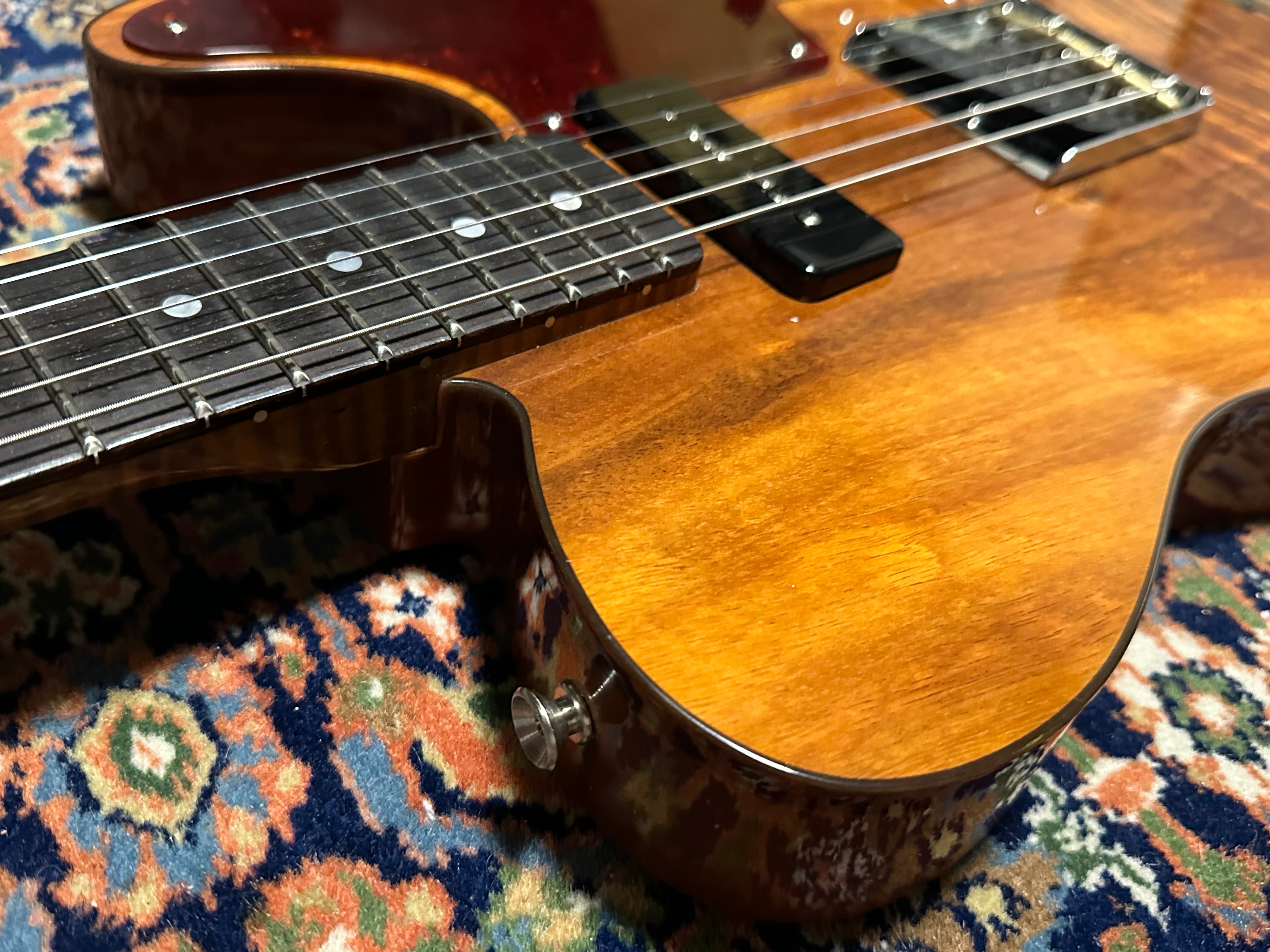 SOLD – 2023 Fender Custom Shop Artisan Koa Telecaster Aged Natural