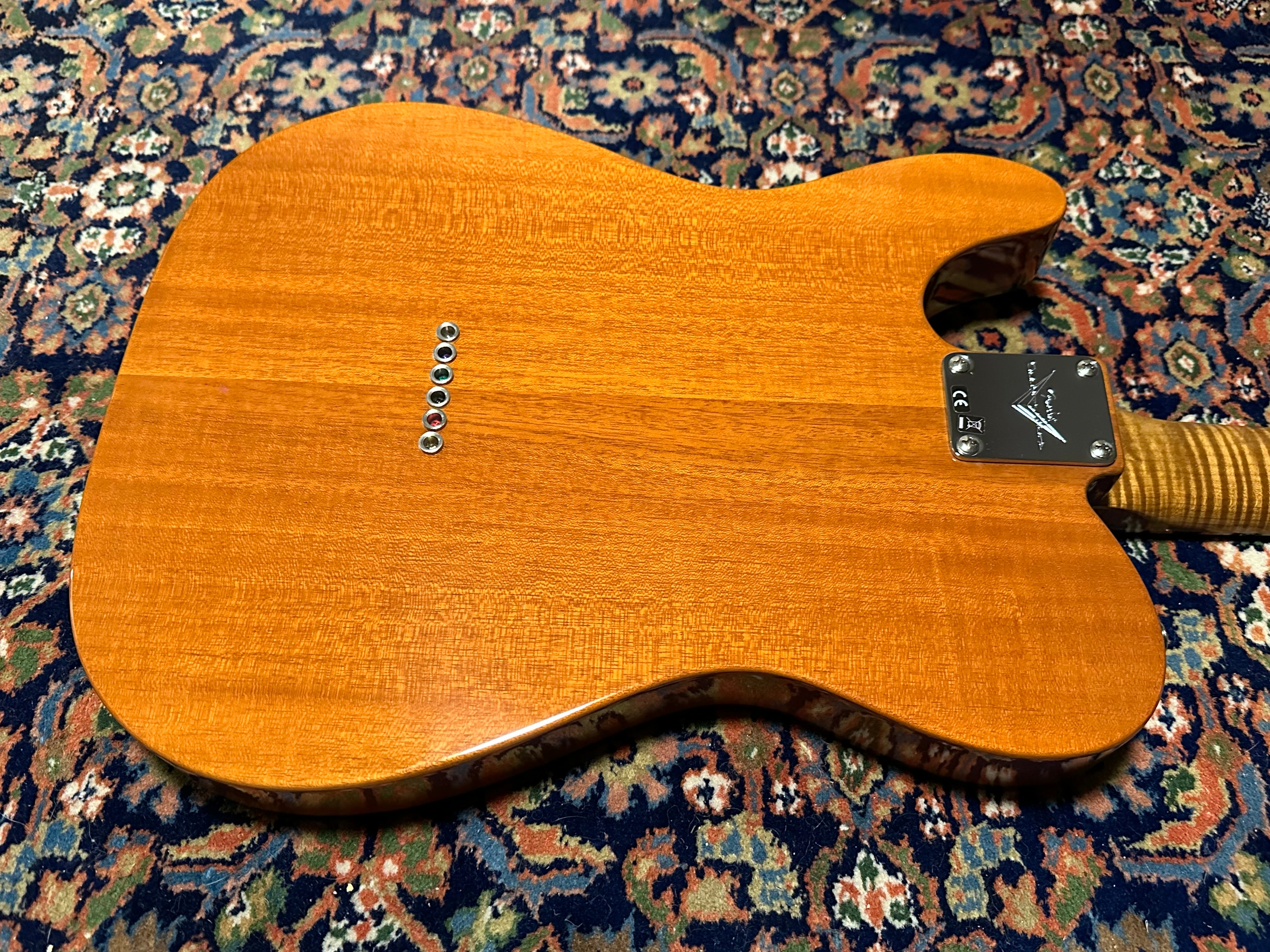 SOLD – 2023 Fender Custom Shop Artisan Koa Telecaster Aged Natural