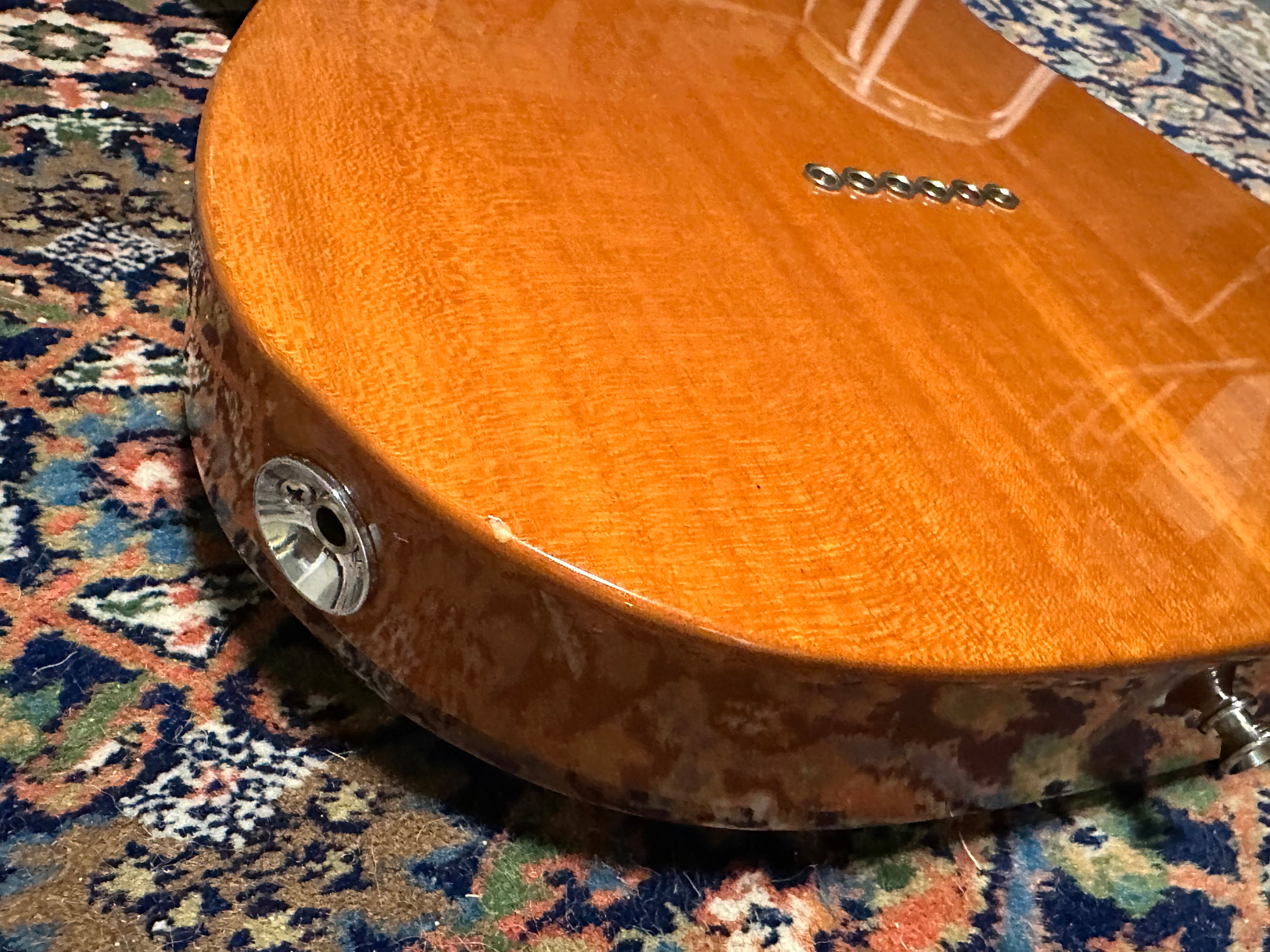 SOLD – 2023 Fender Custom Shop Artisan Koa Telecaster Aged Natural