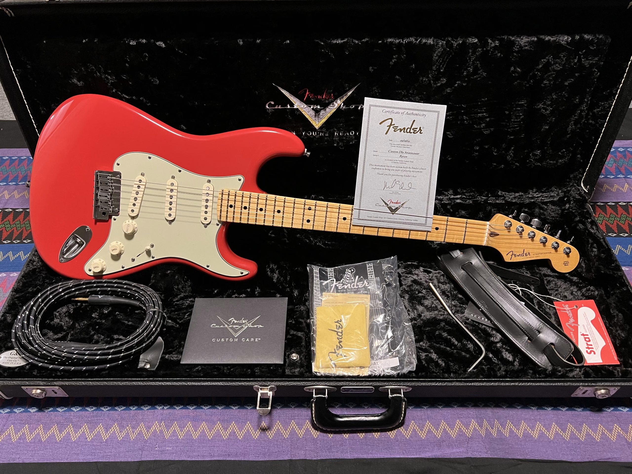 SOLD - 2010 Custom Shop Deluxe Fiesta Red