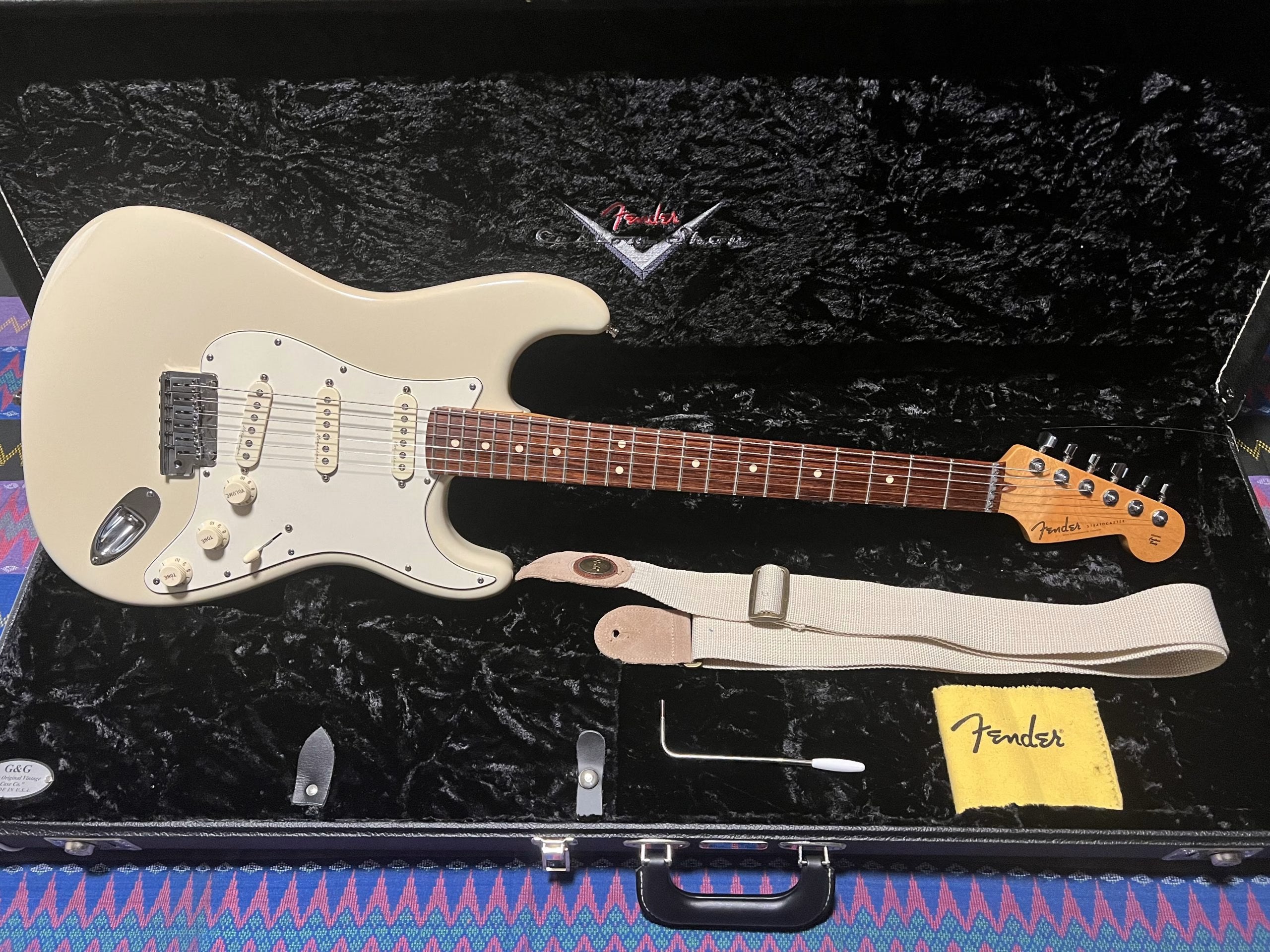 SOLD - 2006 Custom Shop Jeff Beck Olympic White