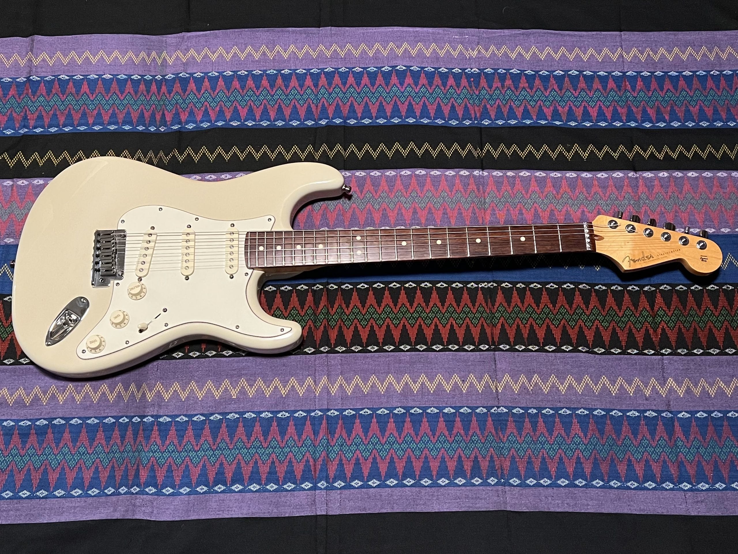 SOLD - 2006 Custom Shop Jeff Beck Olympic White