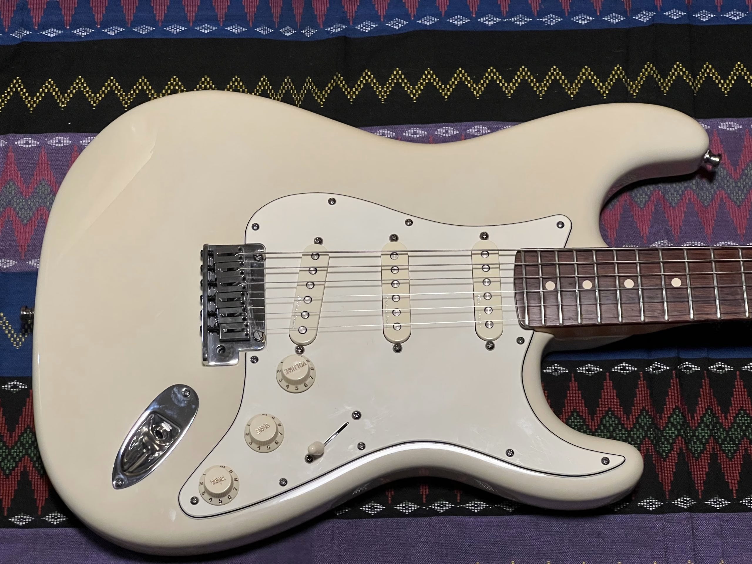 SOLD - 2006 Custom Shop Jeff Beck Olympic White