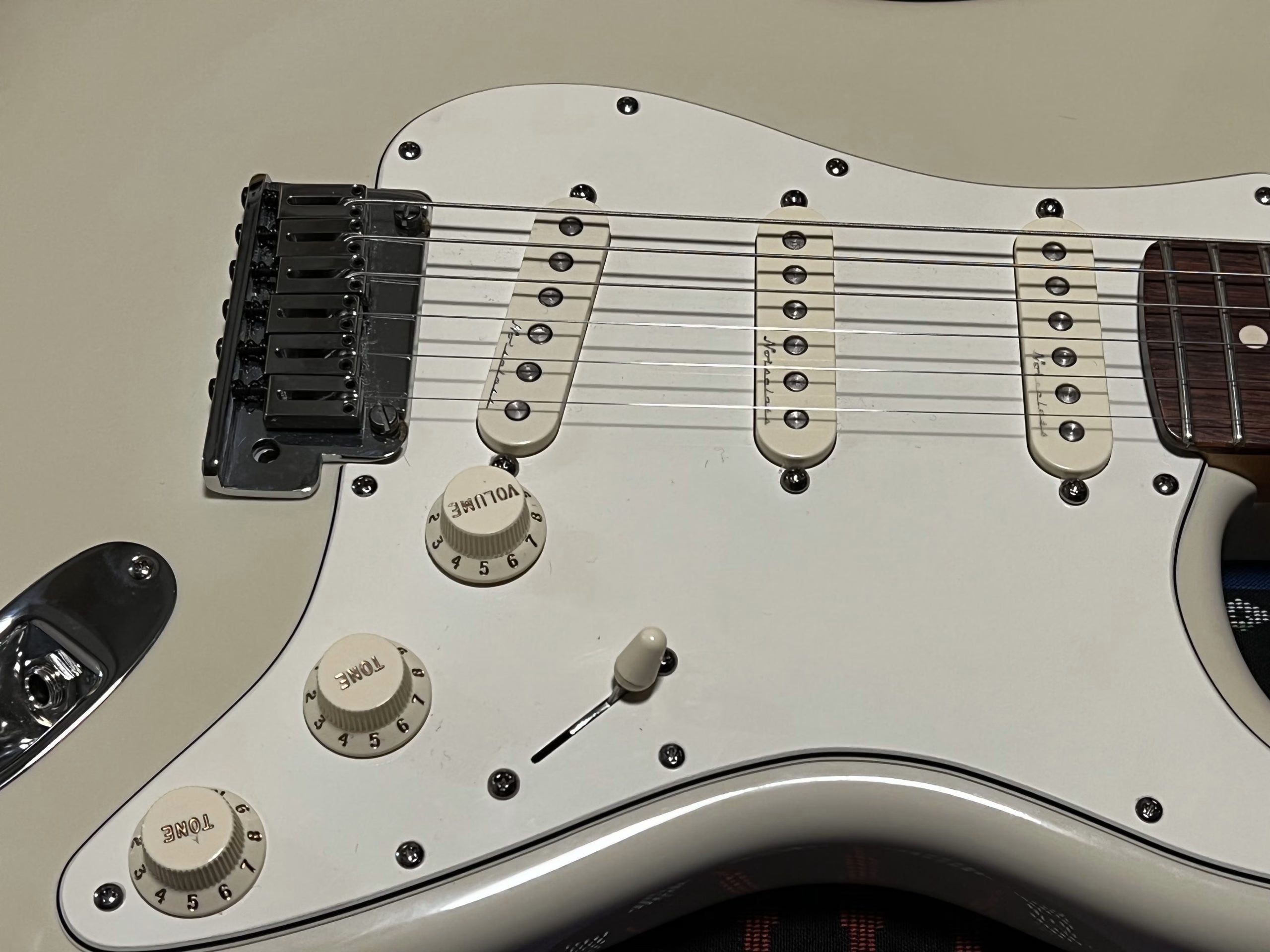 SOLD - 2006 Custom Shop Jeff Beck Olympic White