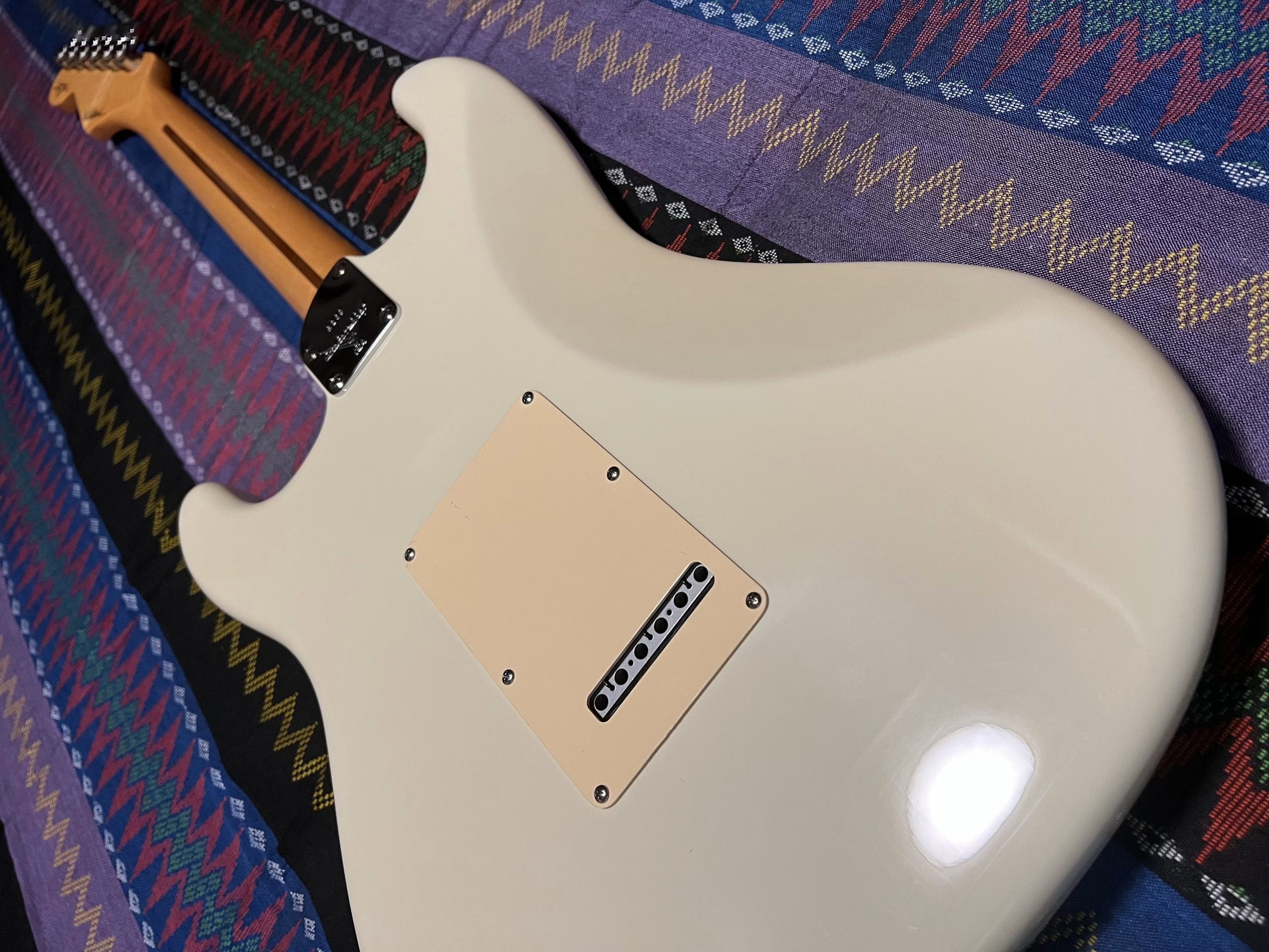 SOLD - 2006 Custom Shop Jeff Beck Olympic White