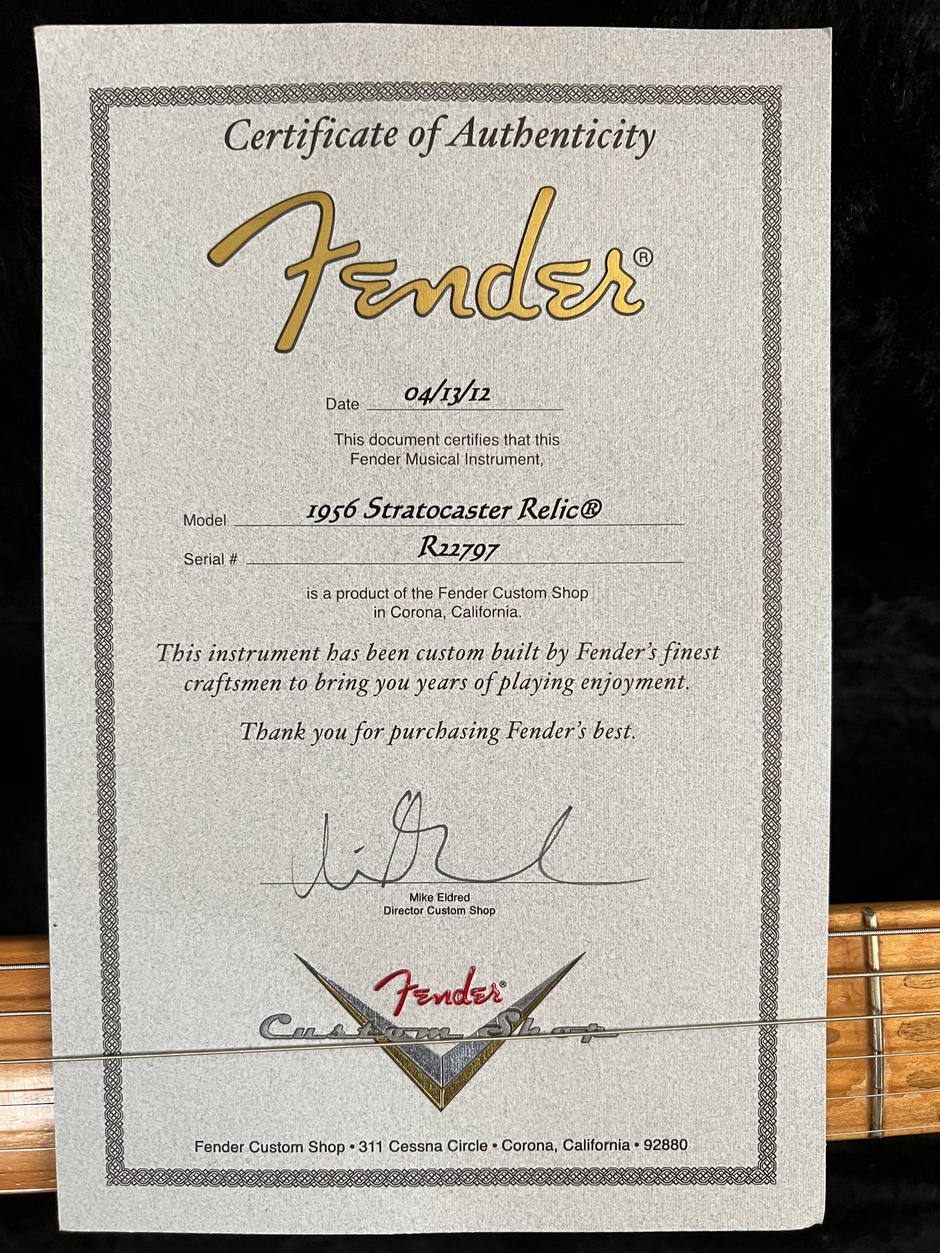 SOLD - 2005 Custom Shop 56 Relic Sunburst