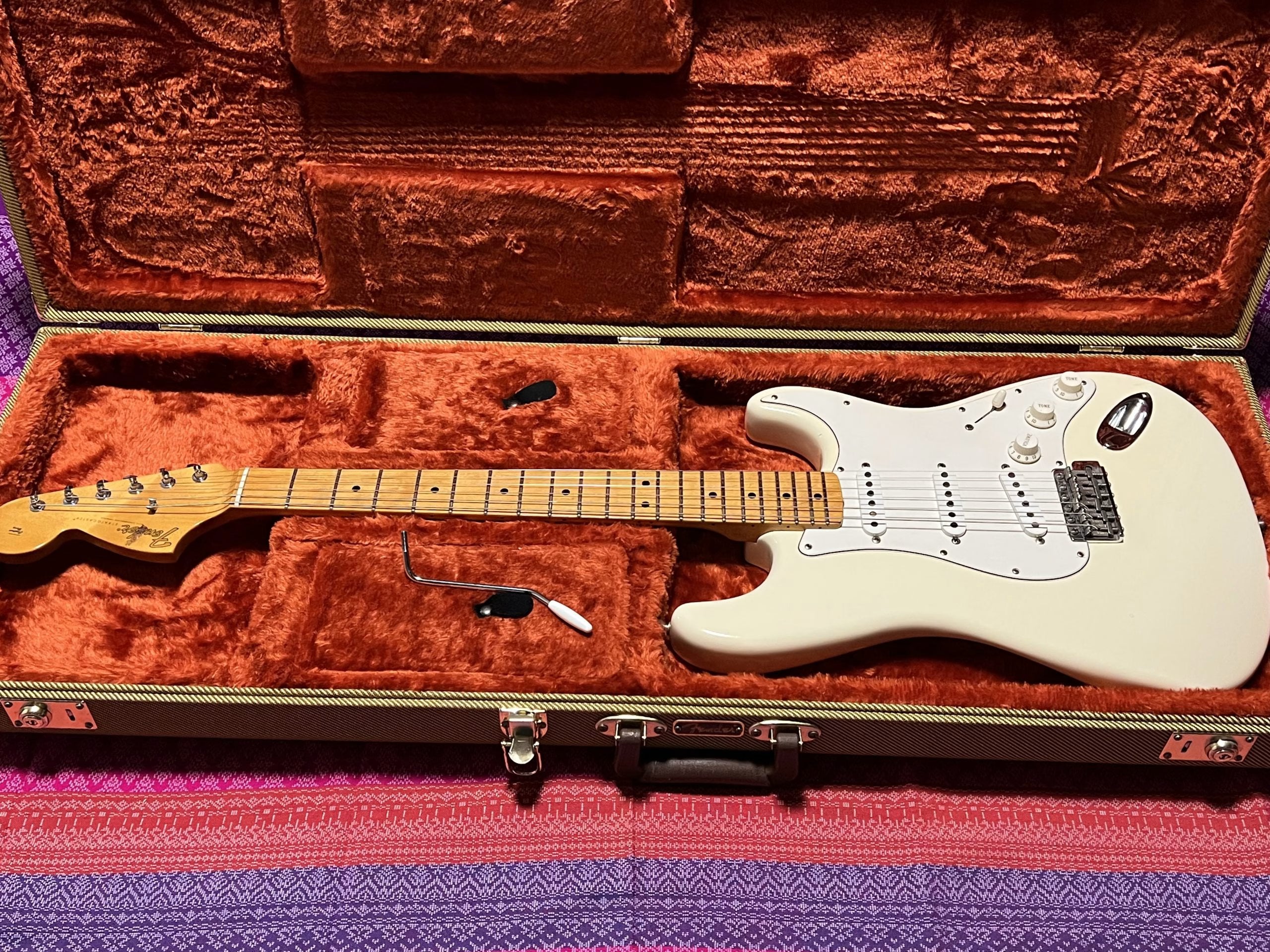 SOLD - 1999 Voodoo Stratocaster Olympic White