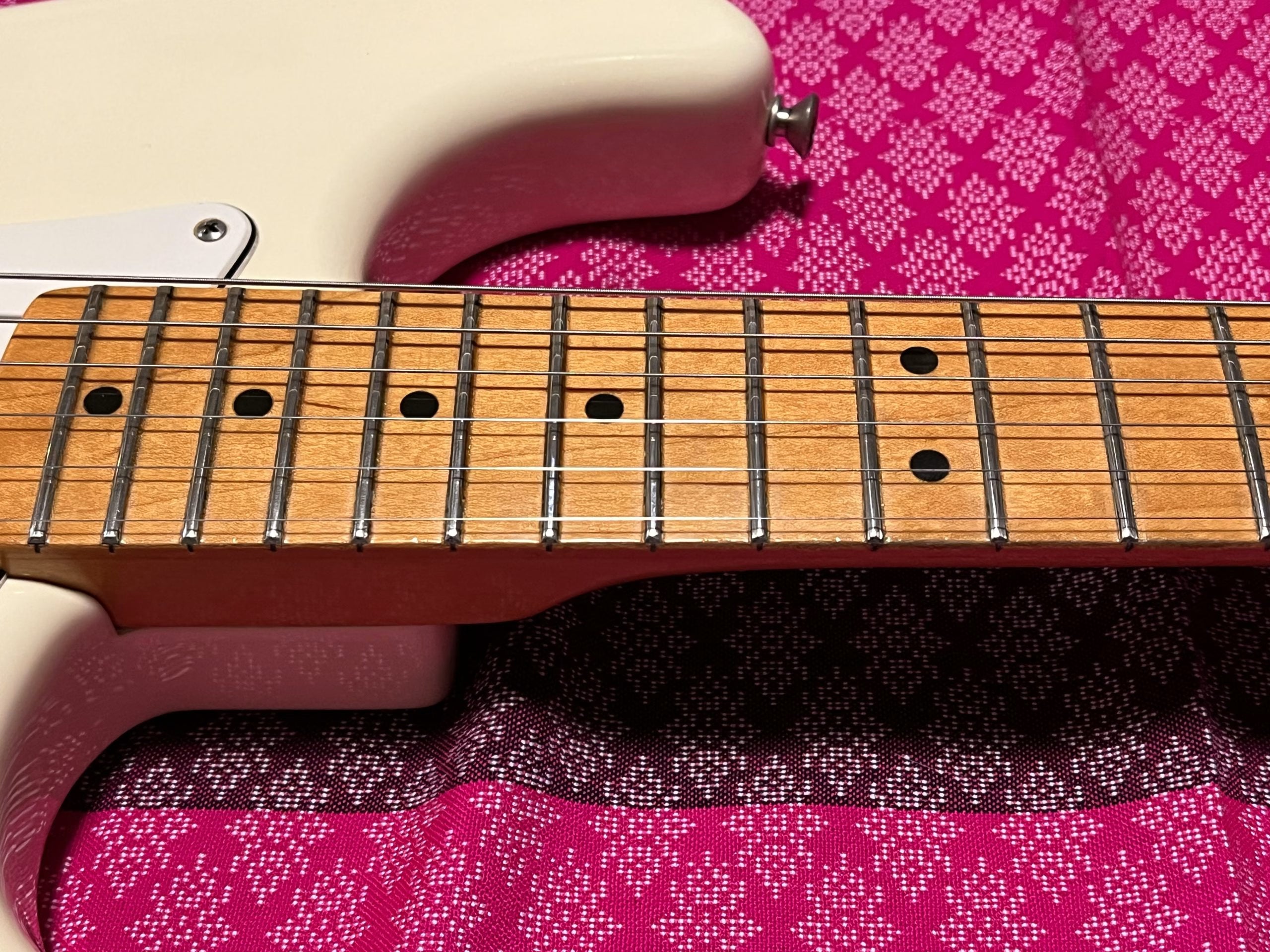 SOLD - 1999 Voodoo Stratocaster Olympic White