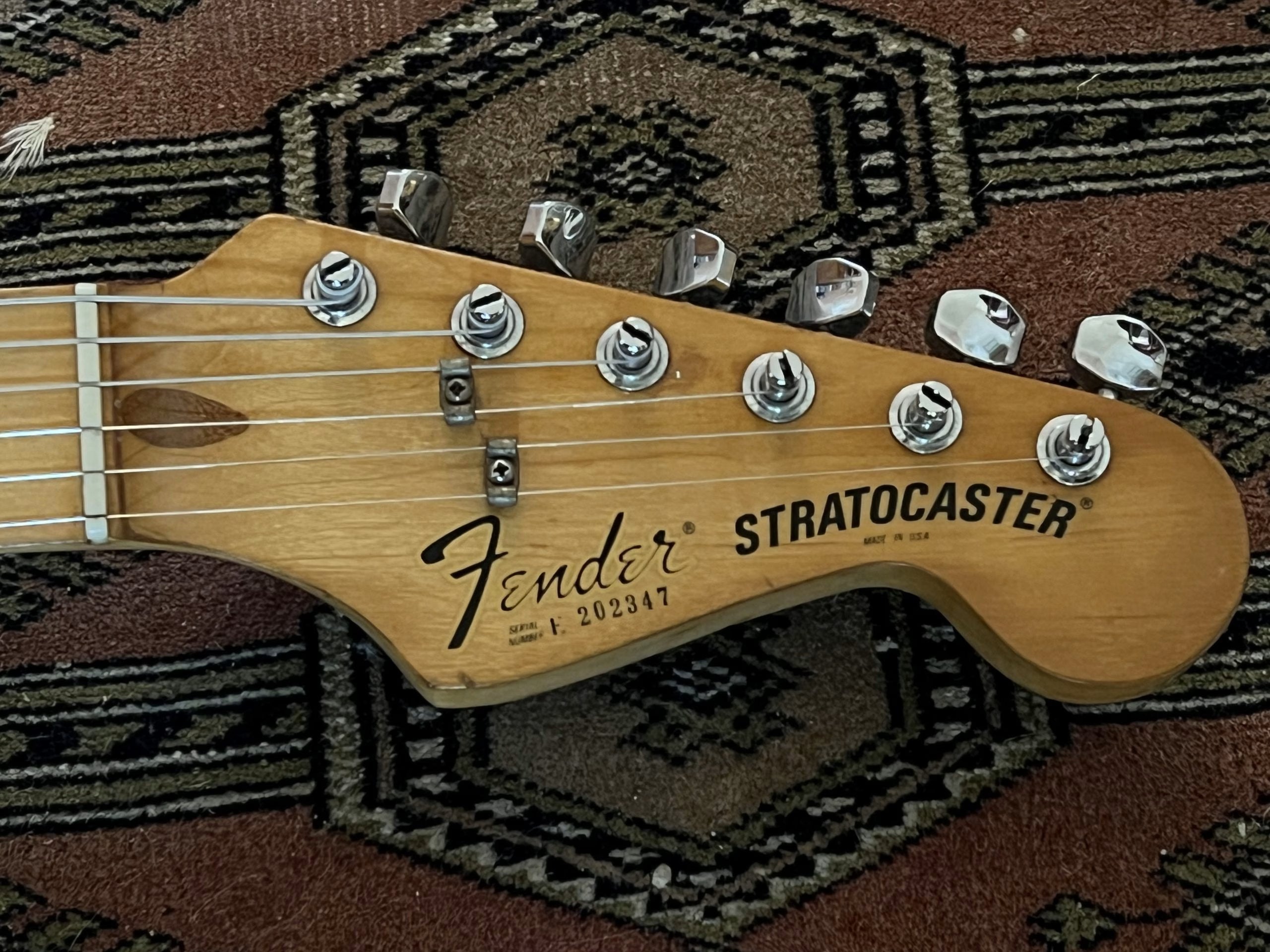 SOLD - 1982 Standard 1st version "Dan Smith" Stratocaster Black