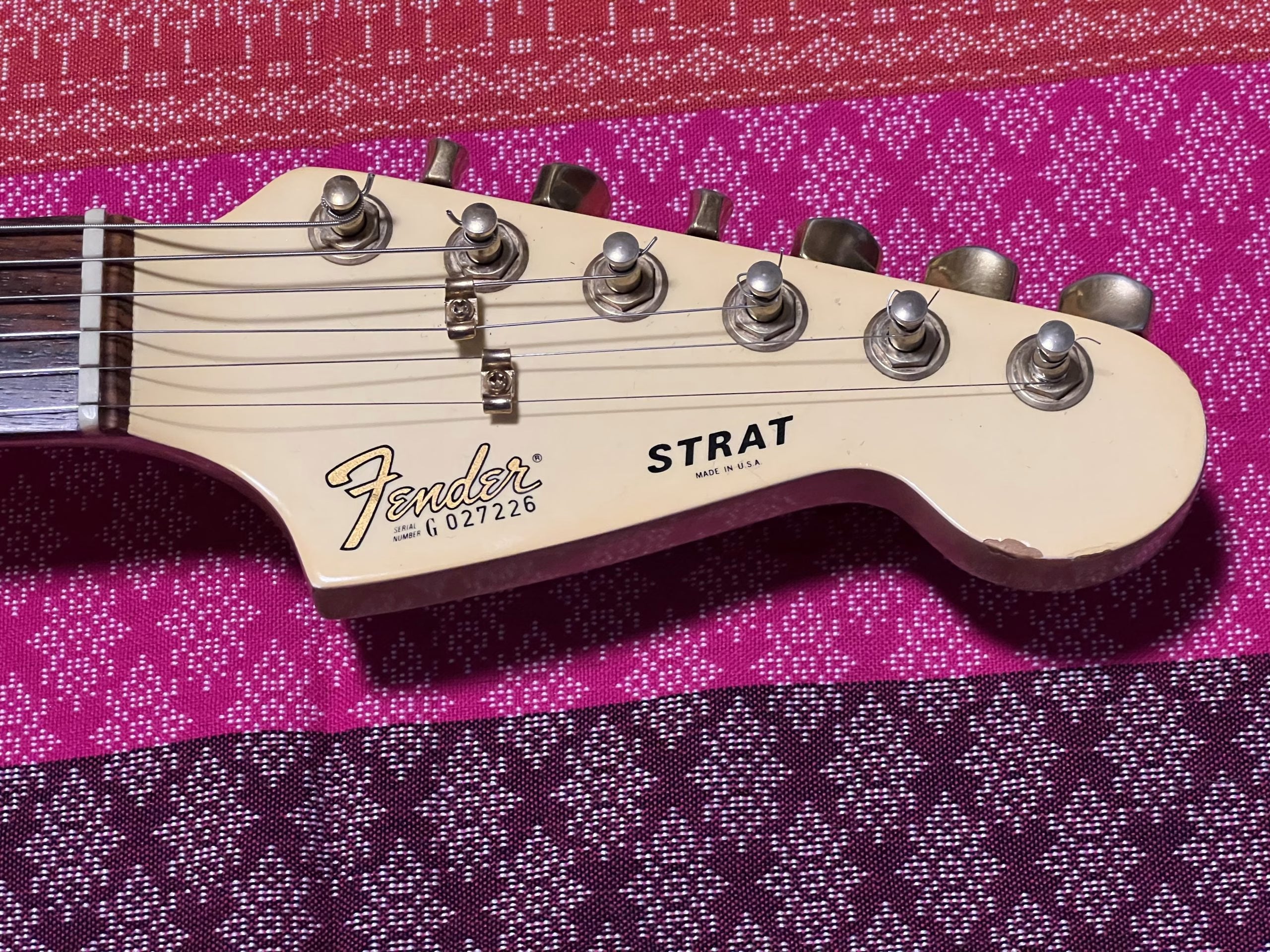 SOLD - 1983 The Strat Olympic White