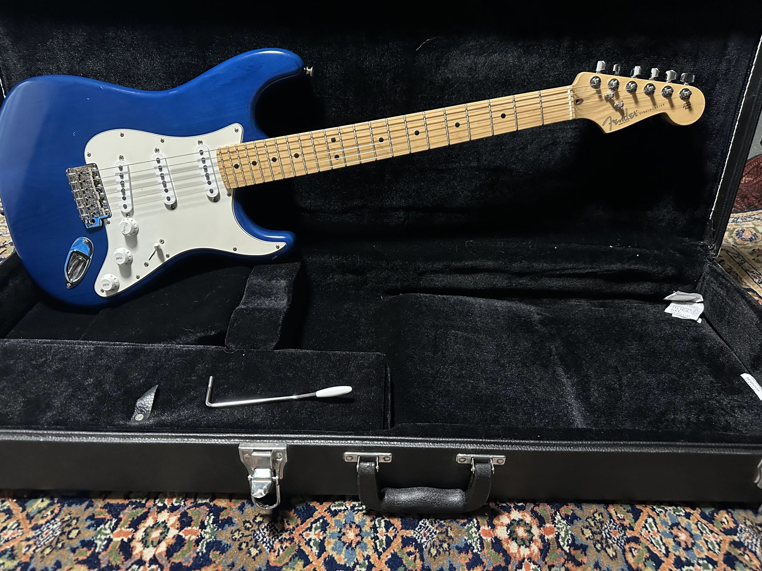 SOLD - 2003 Fender Highway One Stratocaster Sapphire Blue