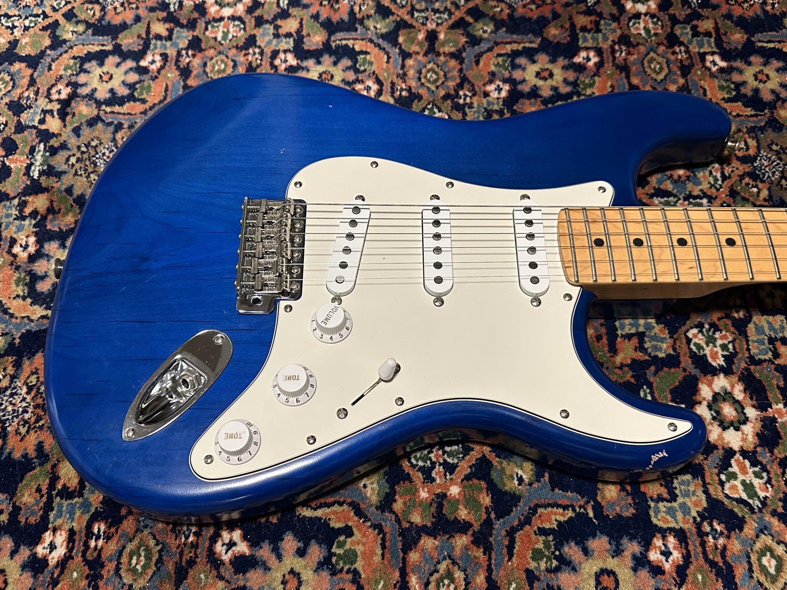 SOLD - 2003 Fender Highway One Stratocaster Sapphire Blue
