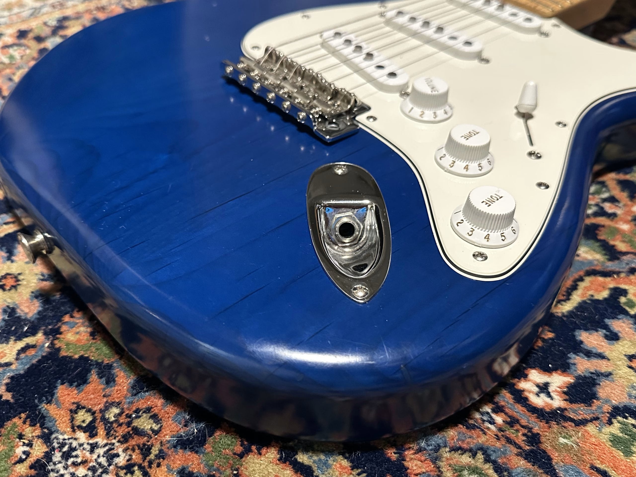 SOLD - 2003 Fender Highway One Stratocaster Sapphire Blue