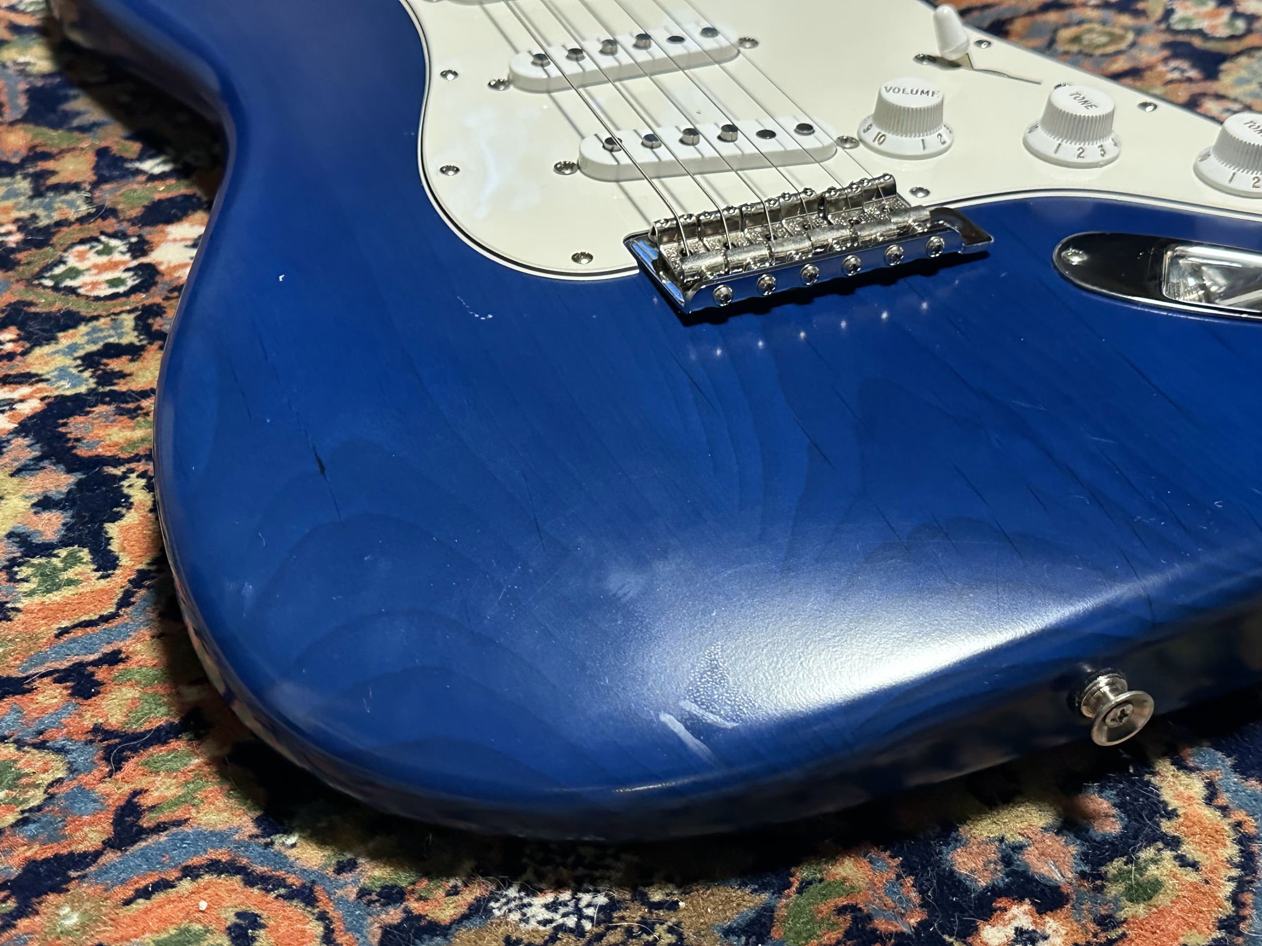 SOLD - 2003 Fender Highway One Stratocaster Sapphire Blue