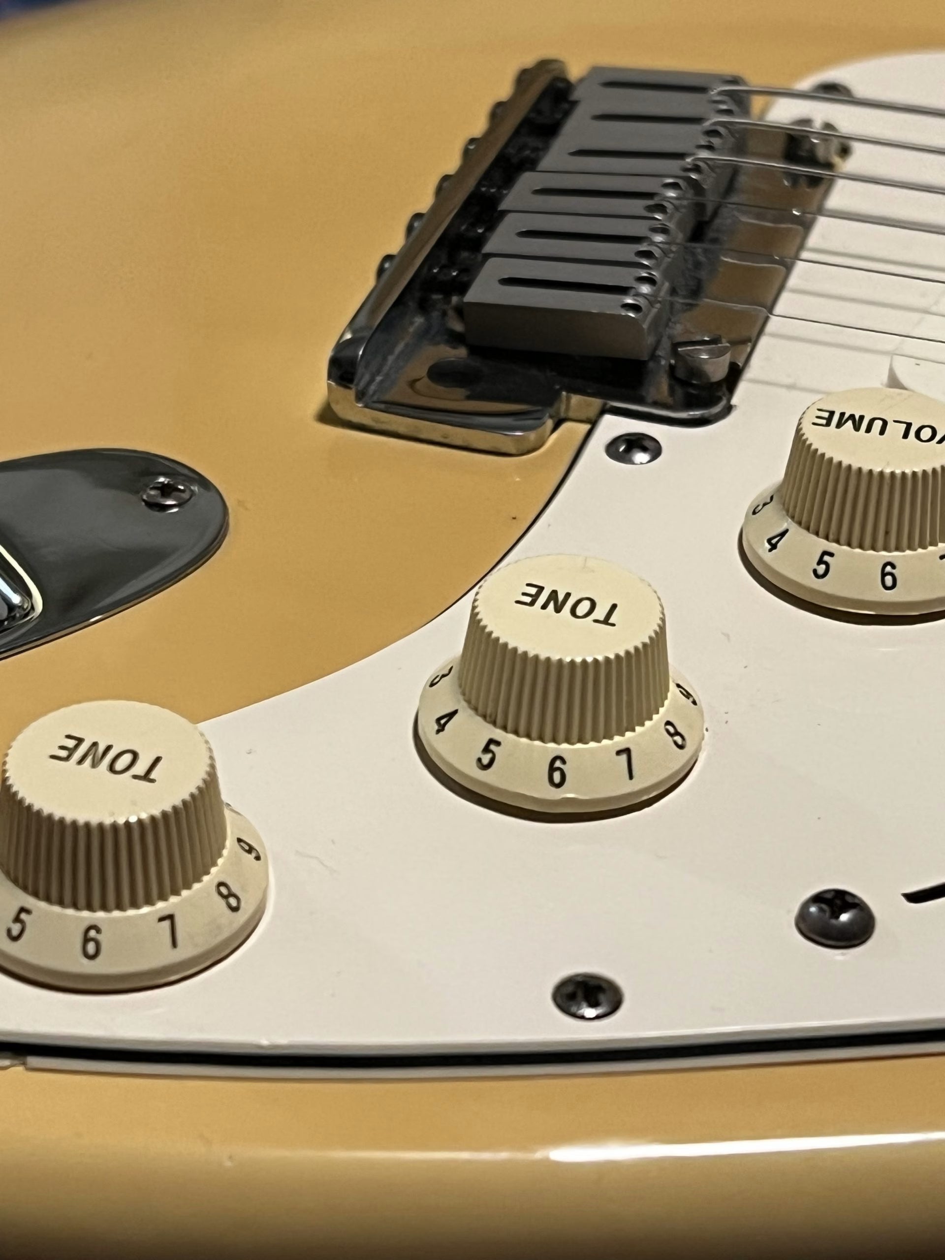 SOLD - 1989 Strat Plus Vintage White