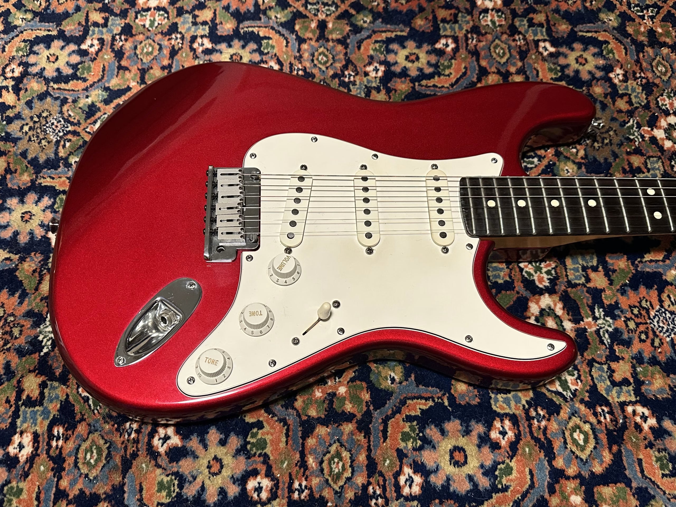 SOLD - 1996 Fender American Standard Stratocaster Candy Apple Red