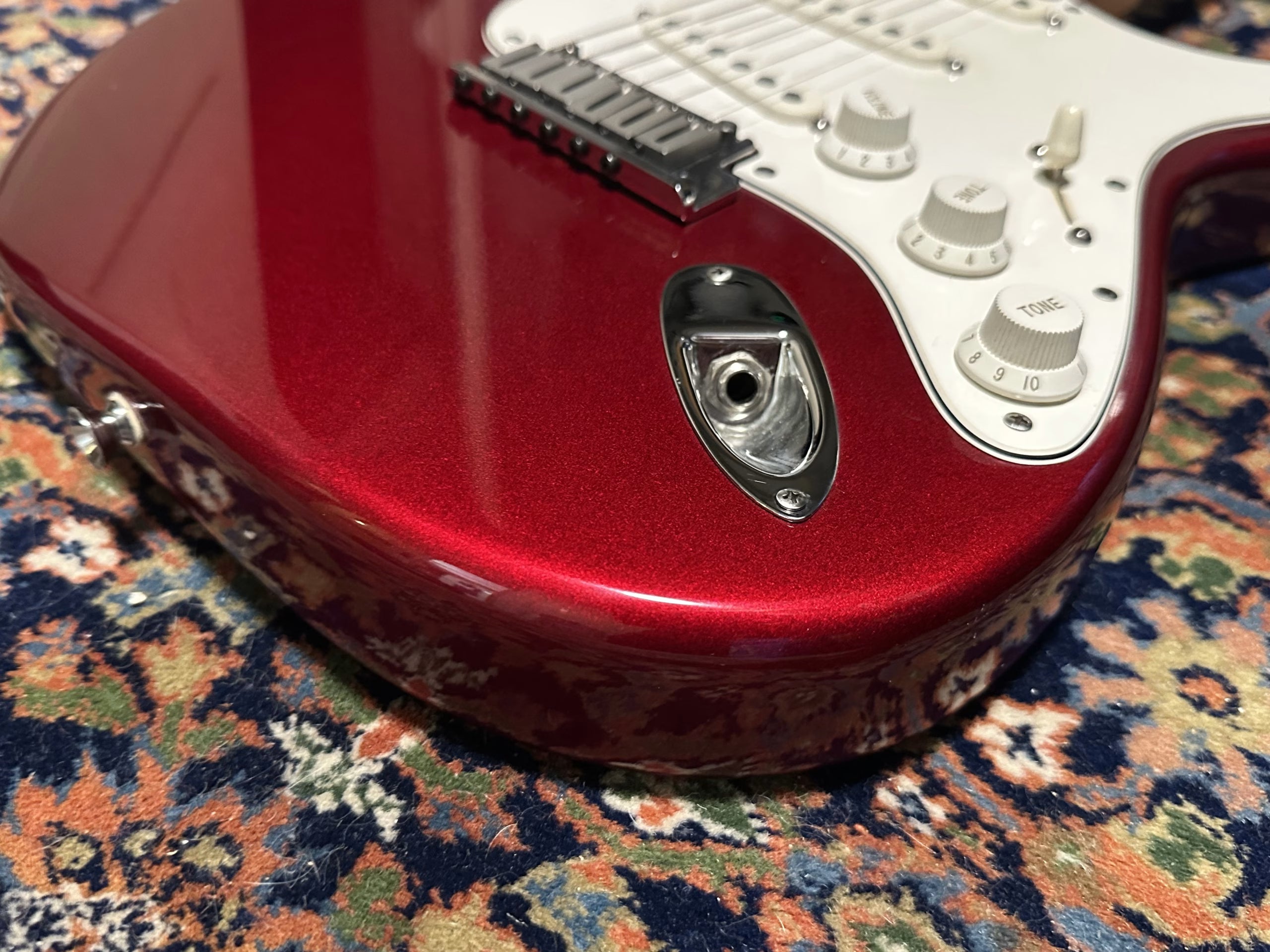 SOLD - 1996 Fender American Standard Stratocaster Candy Apple Red