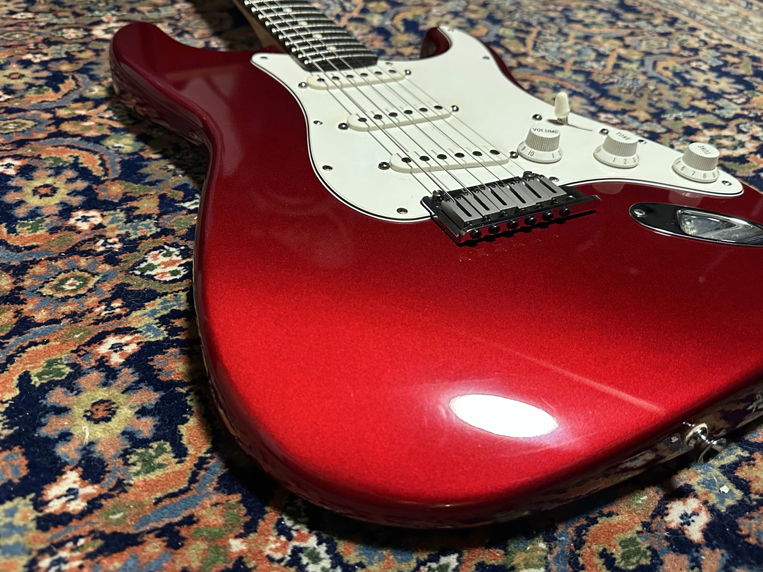 SOLD - 1996 Fender American Standard Stratocaster Candy Apple Red