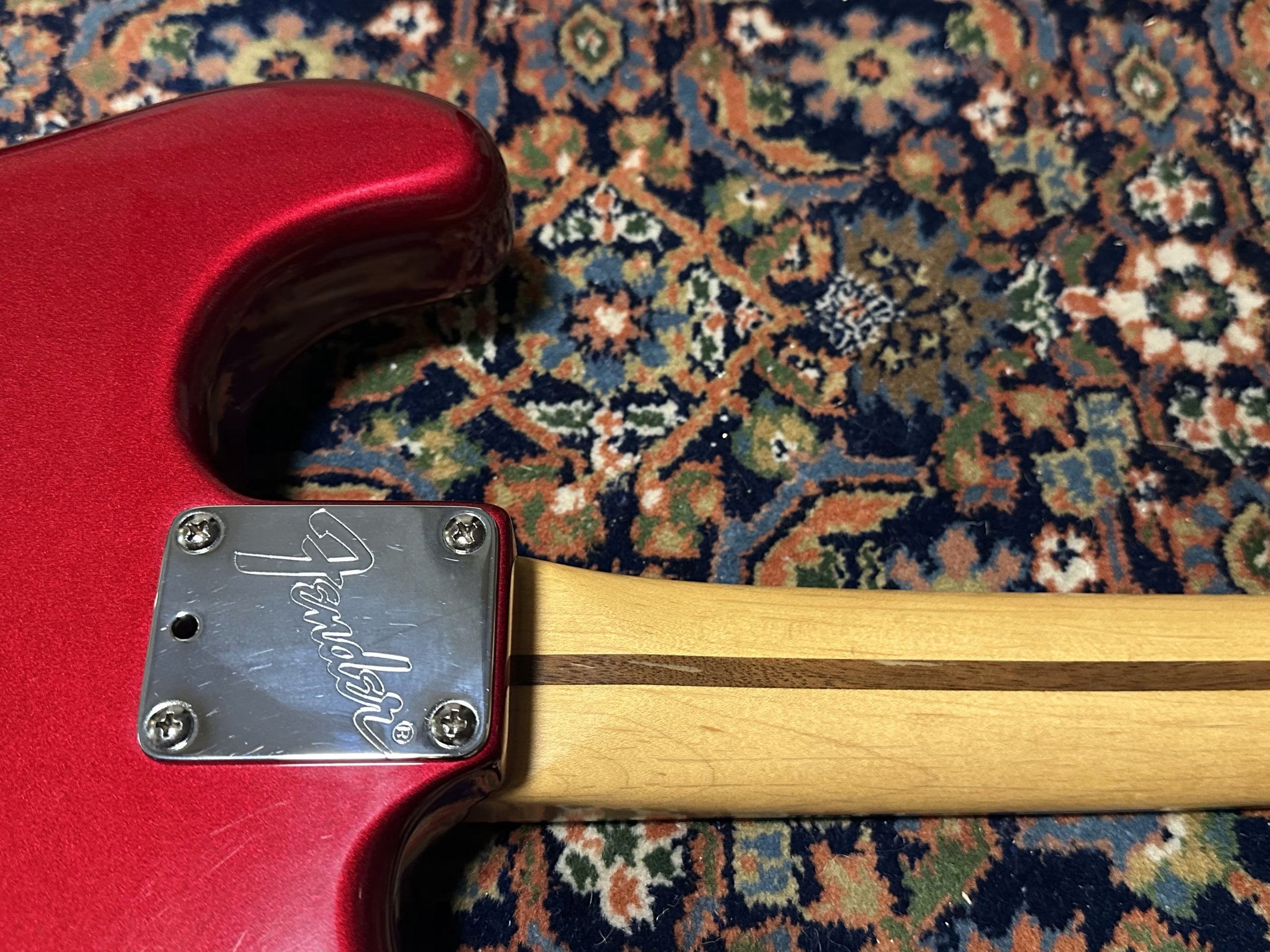 SOLD - 1996 Fender American Standard Stratocaster Candy Apple Red