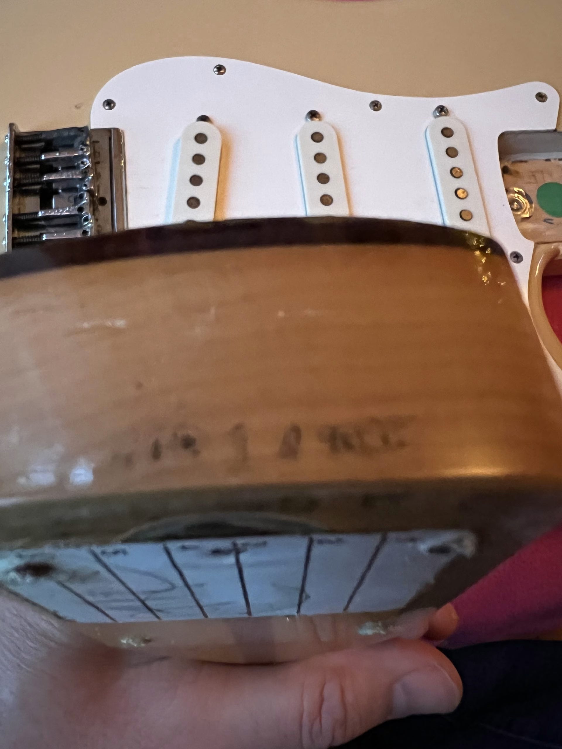 SOLD - 1983 Standard 2nd version "Two Knob" Stratocaster Ivory