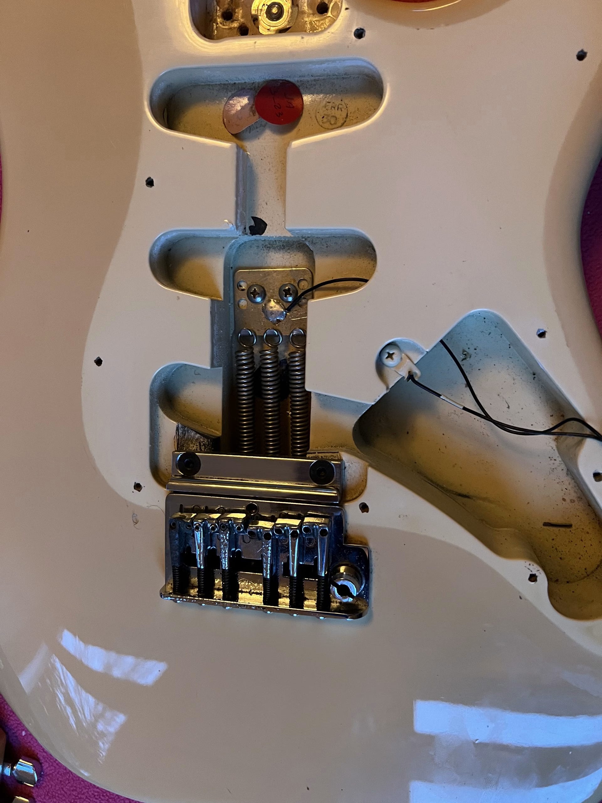SOLD - 1983 Standard 2nd version "Two Knob" Stratocaster Ivory