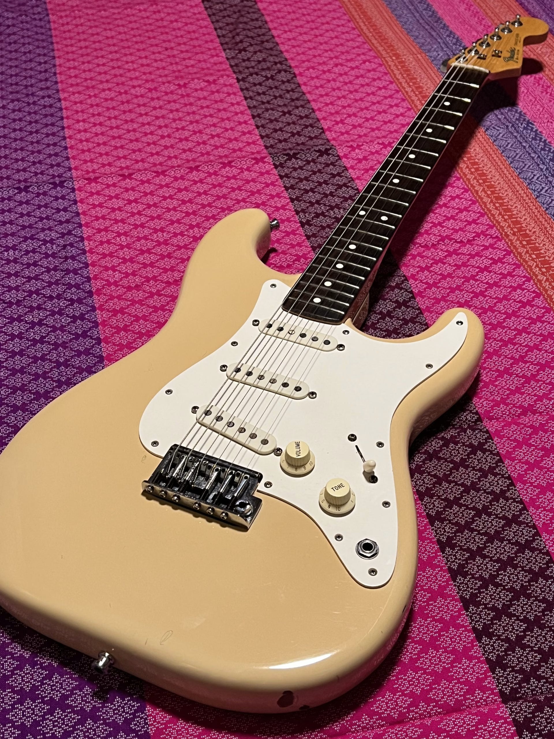 SOLD - 1983 Standard 2nd version "Two Knob" Stratocaster Ivory