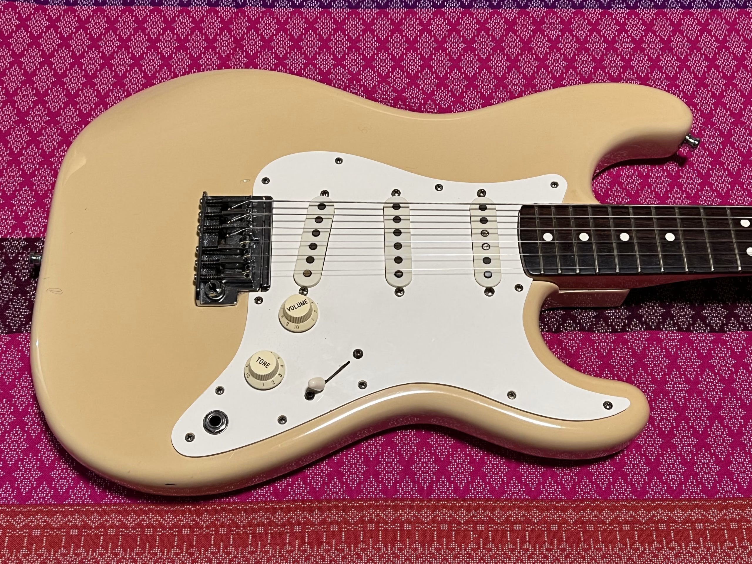 SOLD - 1983 Standard 2nd version "Two Knob" Stratocaster Ivory