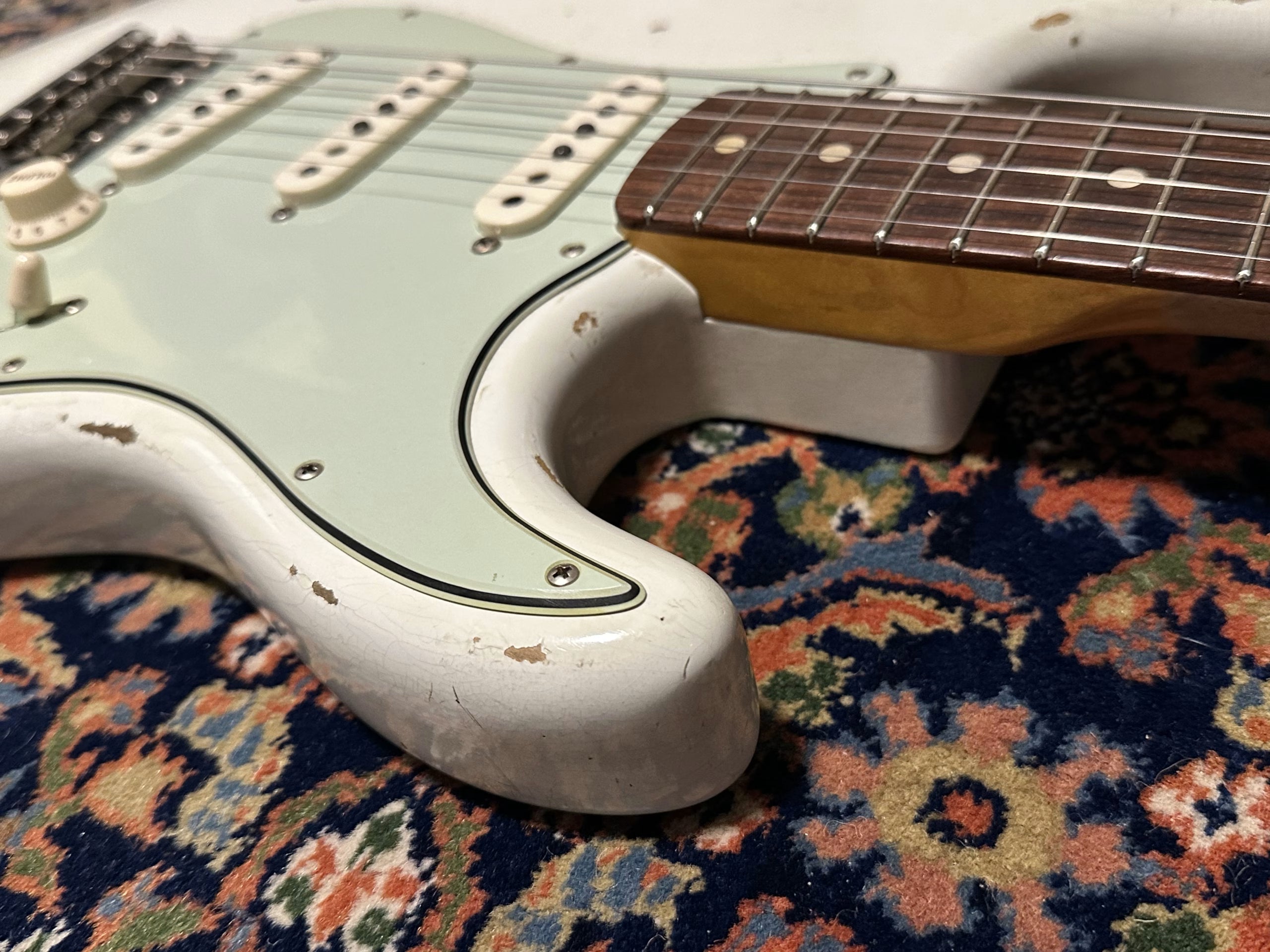 SOLD - 2019 Fender Custom Shop '61 Heavy Relic Stratocaster Olympic White