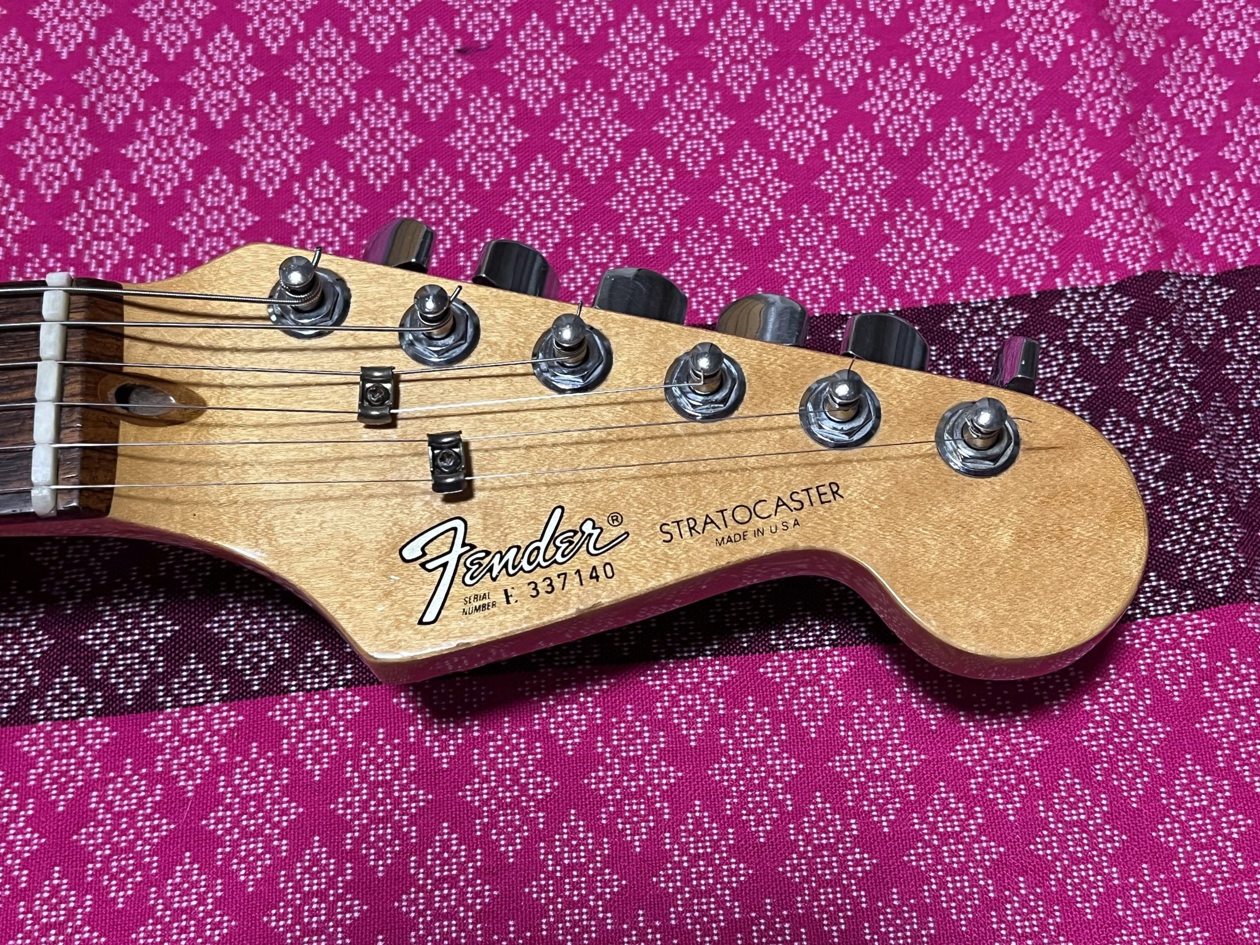 SOLD - 1983 Standard 2nd version "Two Knob" Stratocaster Ivory
