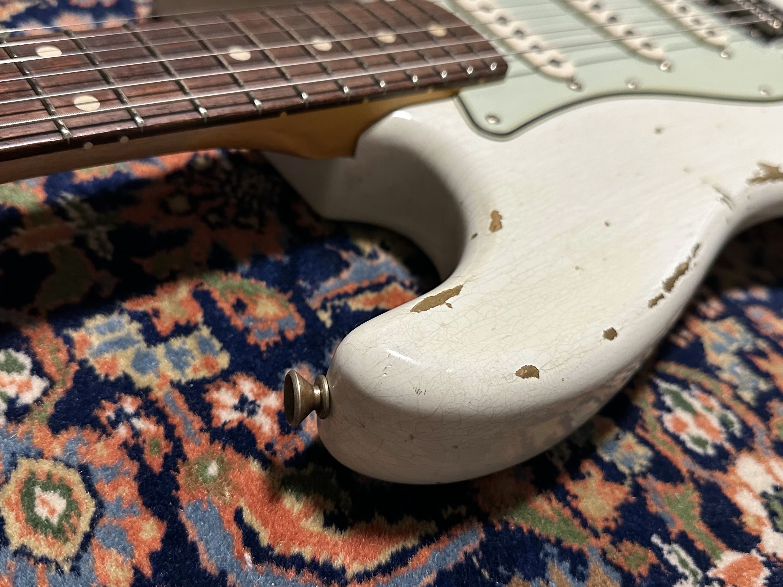 SOLD - 2019 Fender Custom Shop '61 Heavy Relic Stratocaster Olympic White