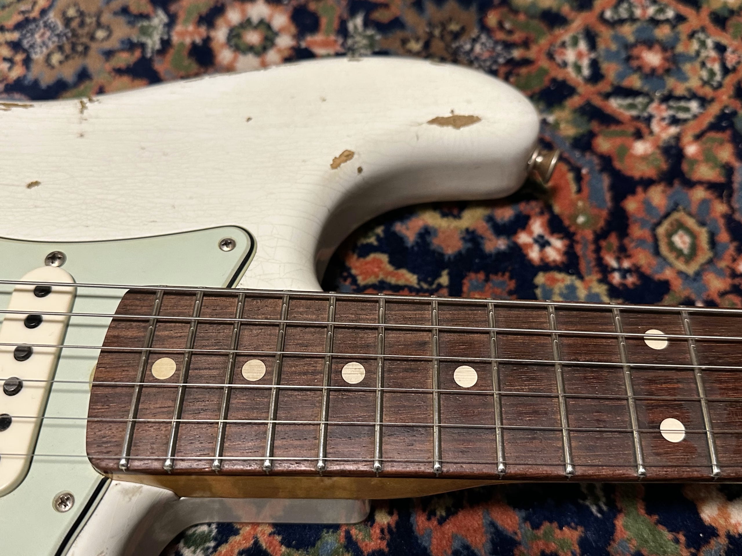 SOLD - 2019 Fender Custom Shop '61 Heavy Relic Stratocaster Olympic White