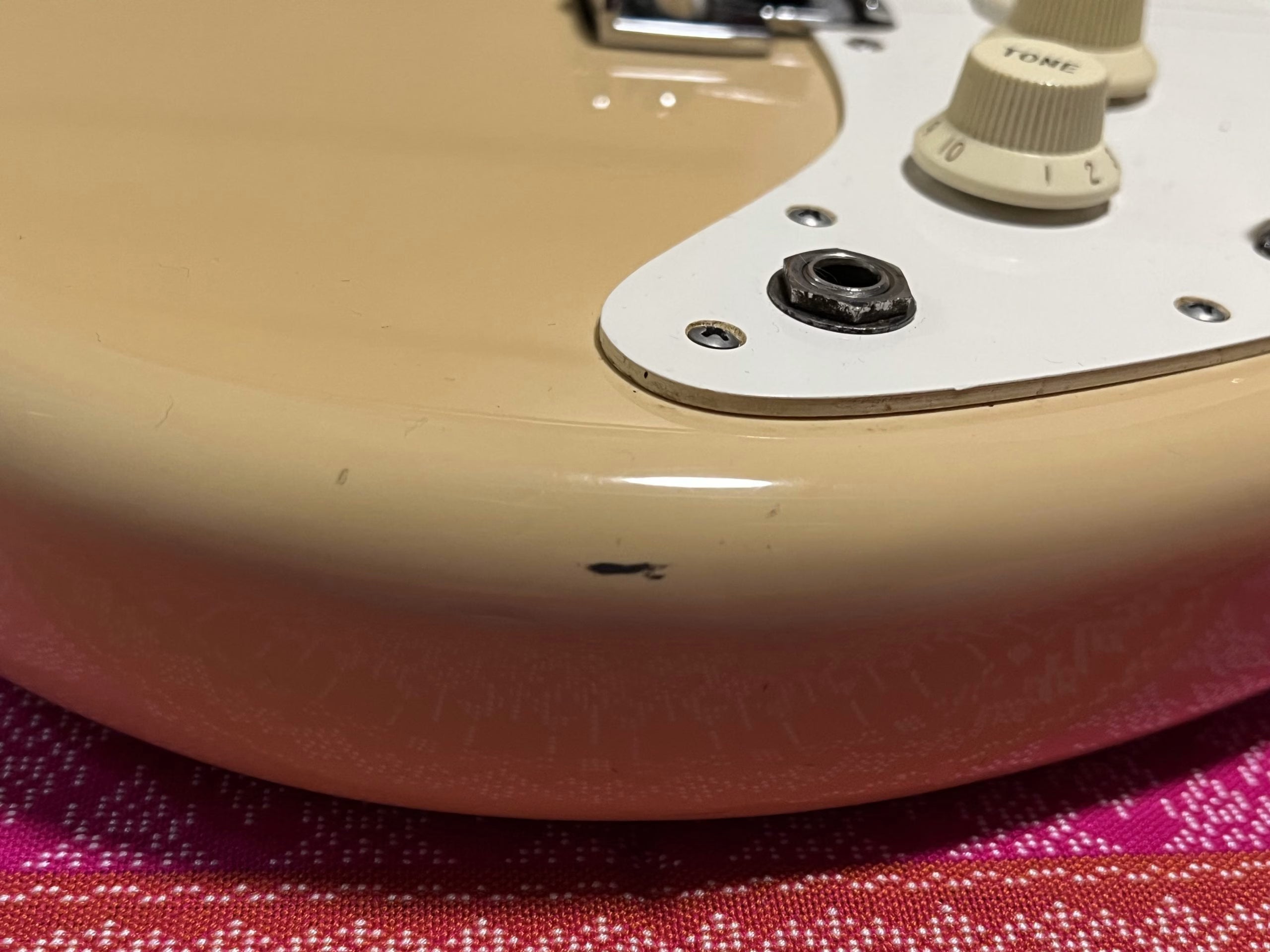 SOLD - 1983 Standard 2nd version "Two Knob" Stratocaster Ivory