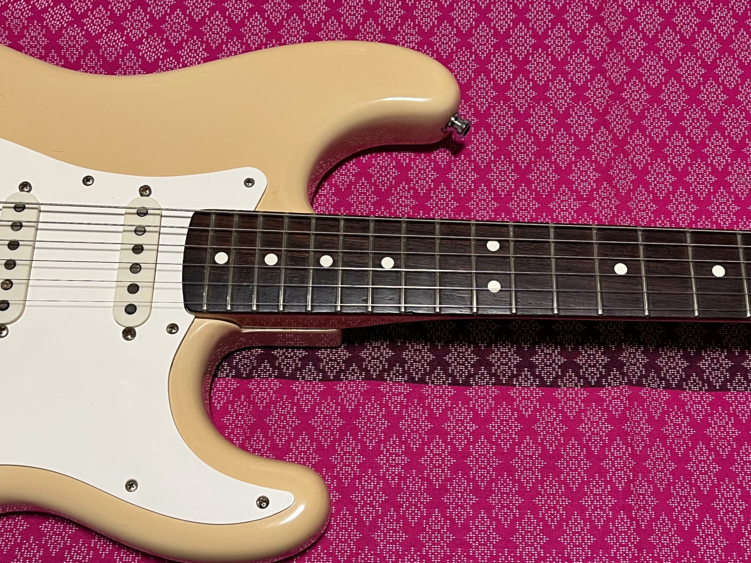 SOLD - 1983 Standard 2nd version "Two Knob" Stratocaster Ivory