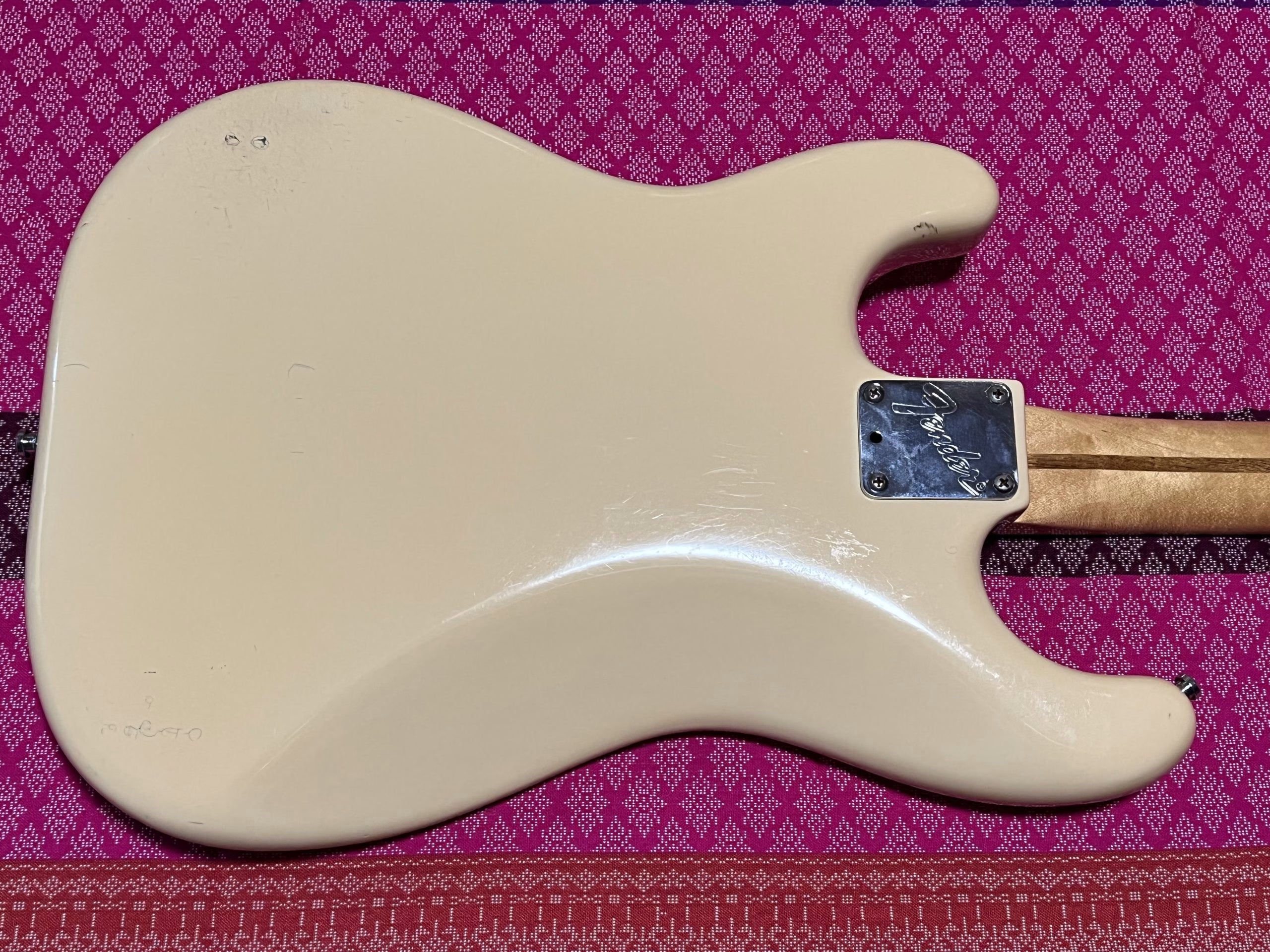 SOLD - 1983 Standard 2nd version "Two Knob" Stratocaster Ivory
