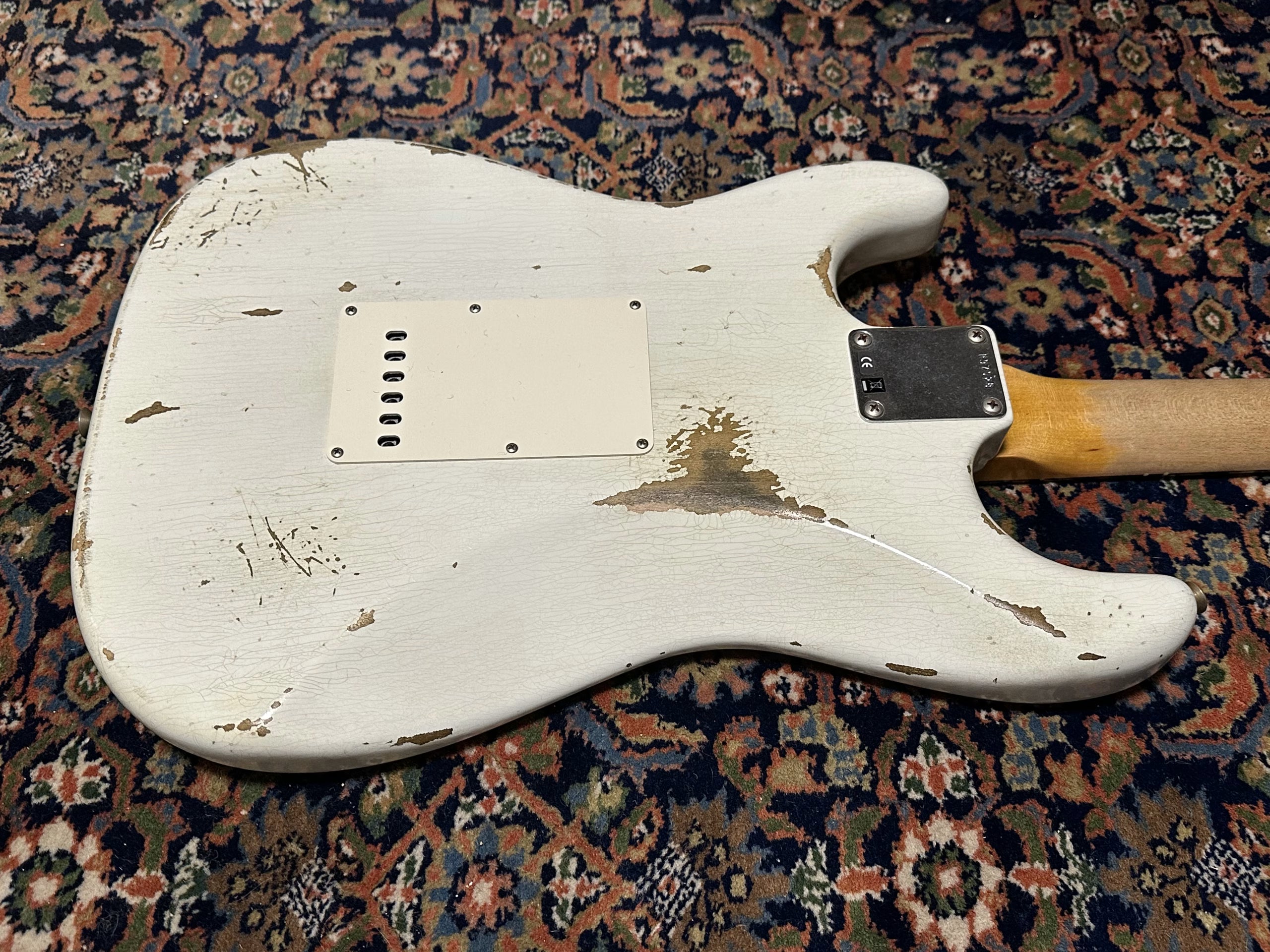 SOLD - 2019 Fender Custom Shop '61 Heavy Relic Stratocaster Olympic White