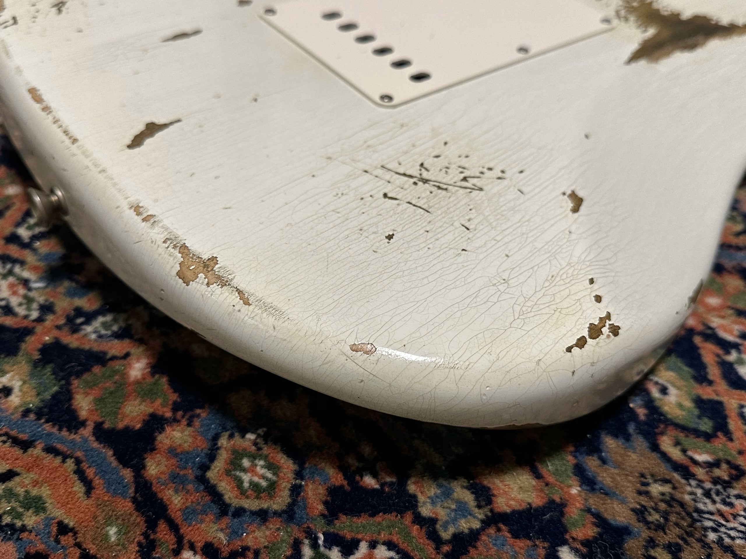 SOLD - 2019 Fender Custom Shop '61 Heavy Relic Stratocaster Olympic White