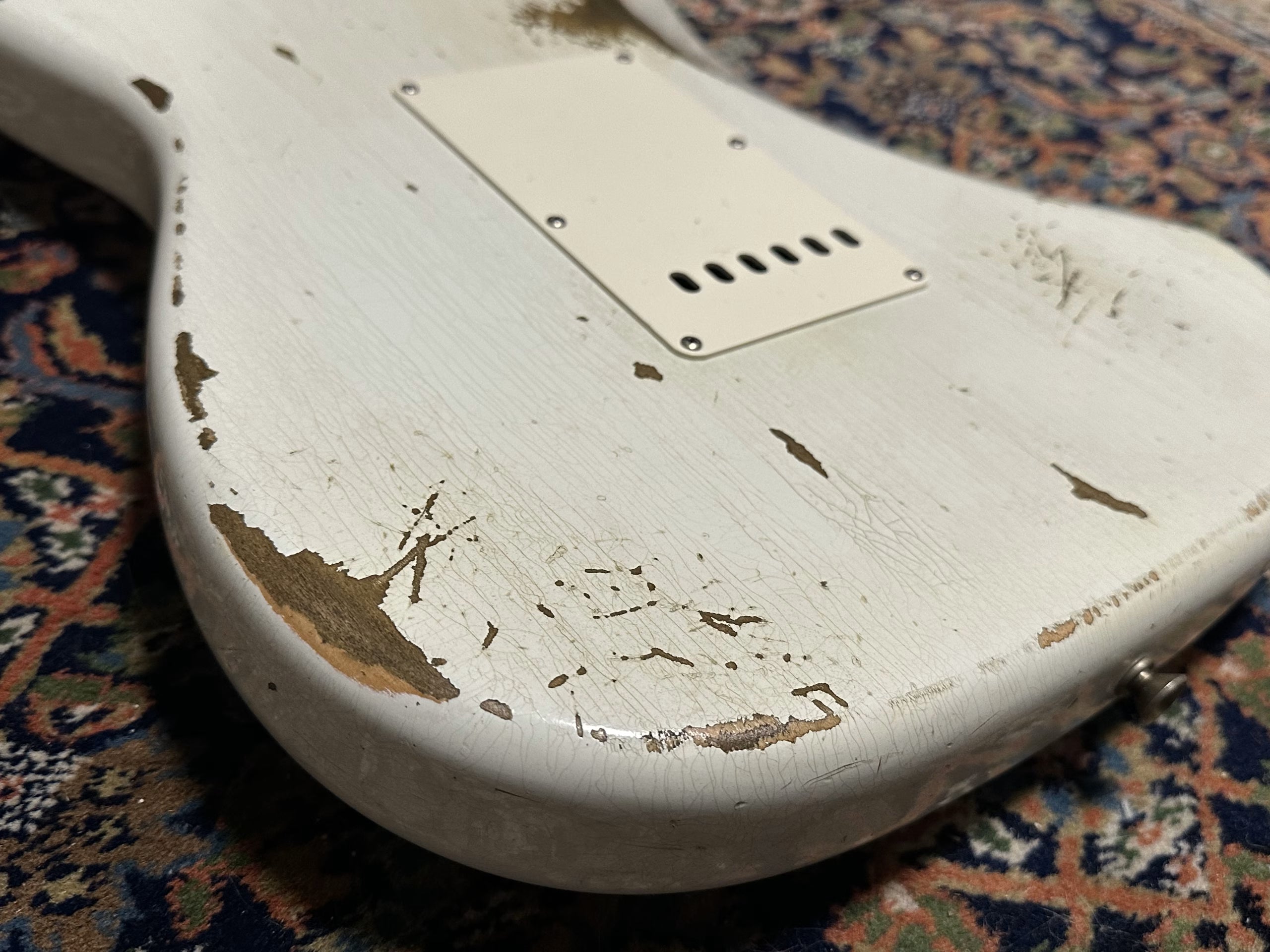 SOLD - 2019 Fender Custom Shop '61 Heavy Relic Stratocaster Olympic White