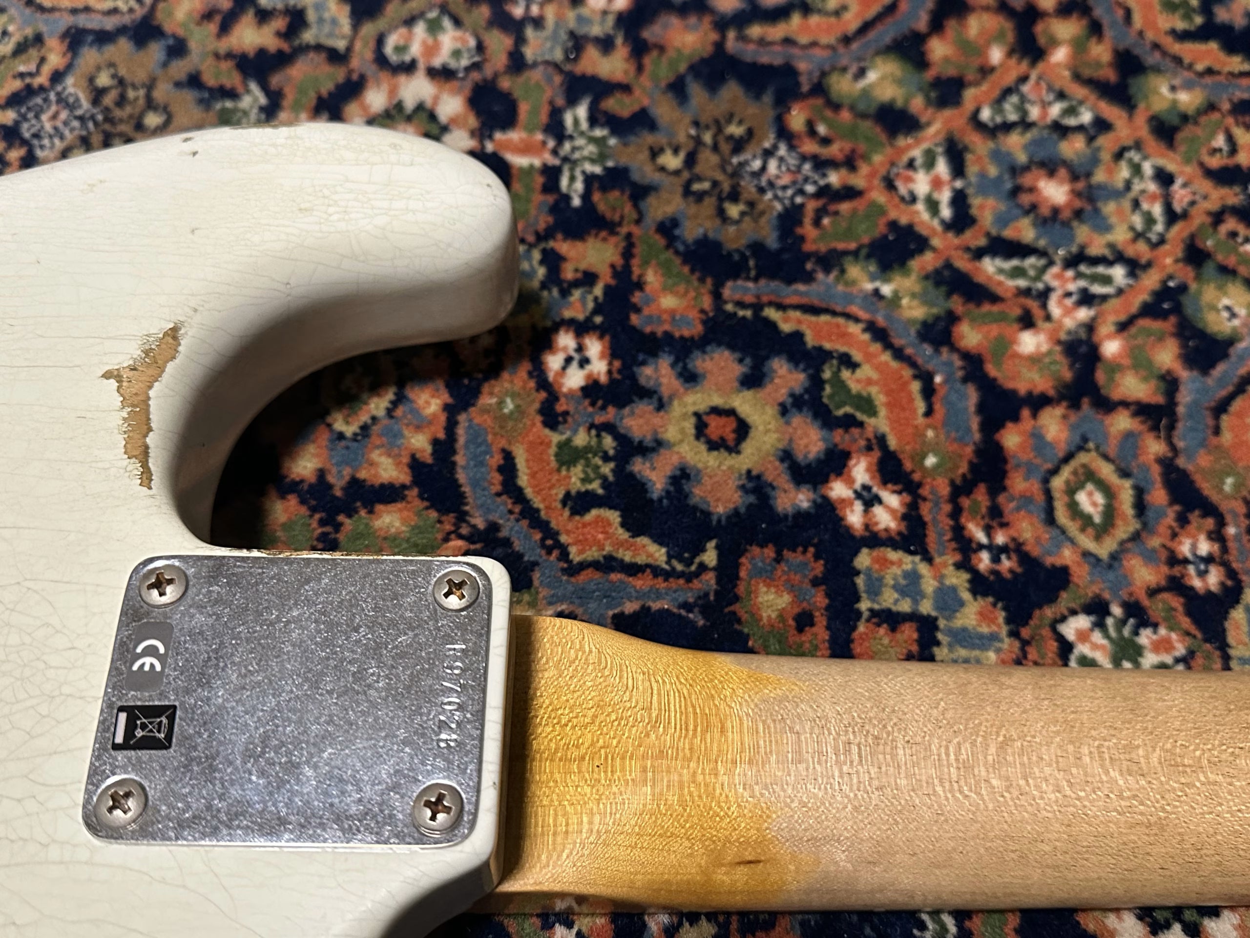 SOLD - 2019 Fender Custom Shop '61 Heavy Relic Stratocaster Olympic White