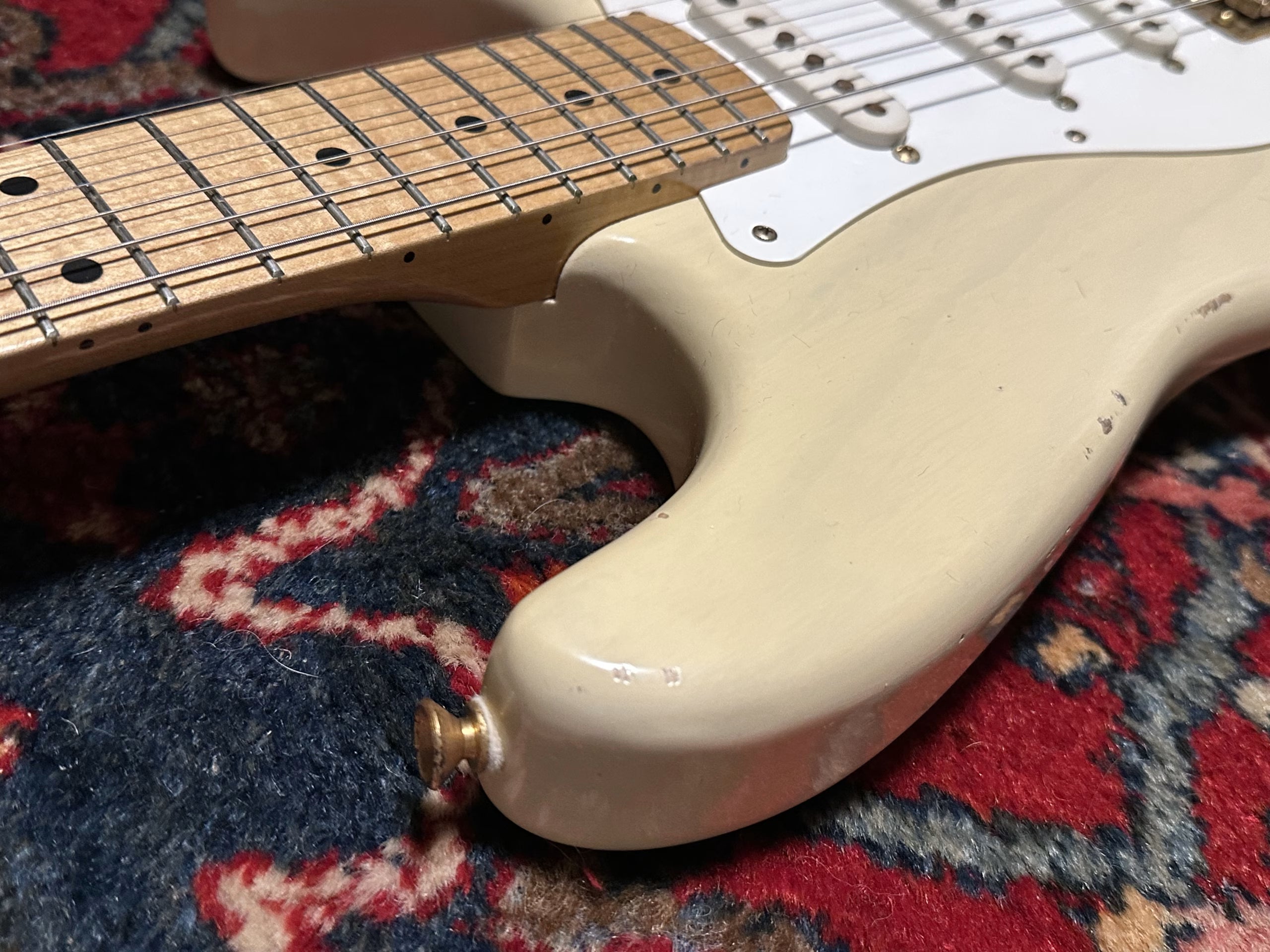 SOLD - 1999 Fender Custom Shop '50s Cunetto Relic Stratocaster 'Mary Kaye' Vintage Blonde