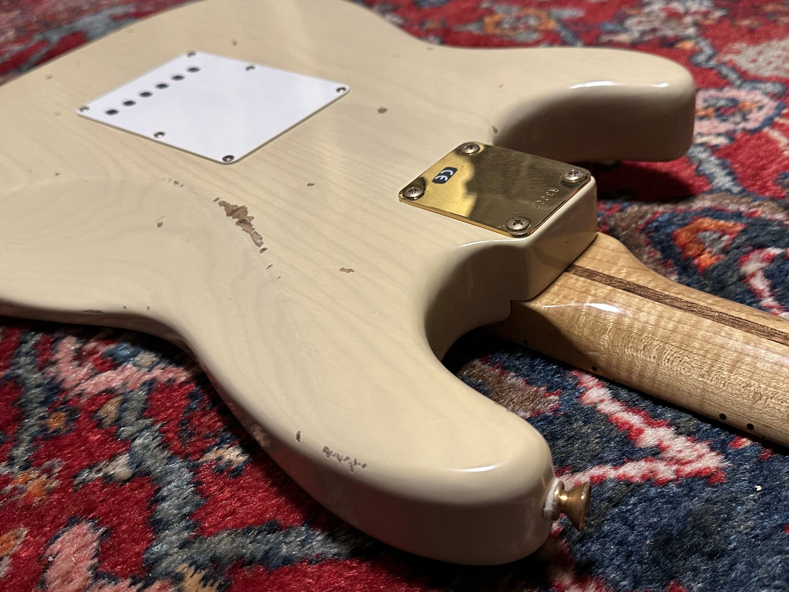 SOLD - 1999 Fender Custom Shop '50s Cunetto Relic Stratocaster 'Mary Kaye' Vintage Blonde