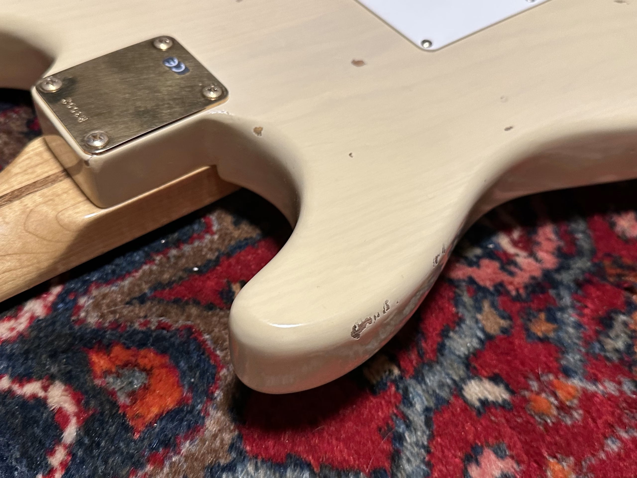 SOLD - 1999 Fender Custom Shop '50s Cunetto Relic Stratocaster 'Mary Kaye' Vintage Blonde