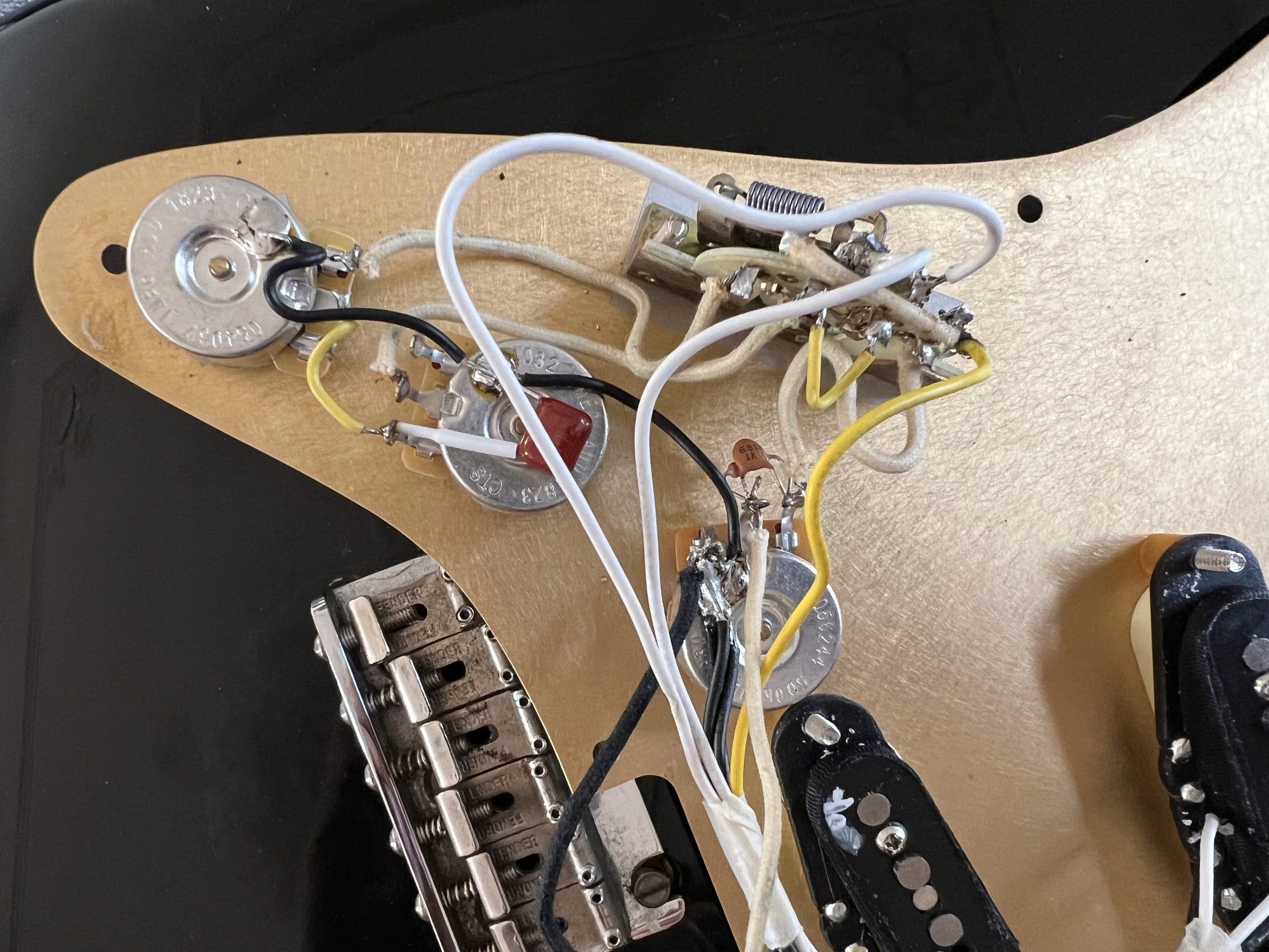 SOLD - 2000 Custom Shop Classic Player Stratocaster Black