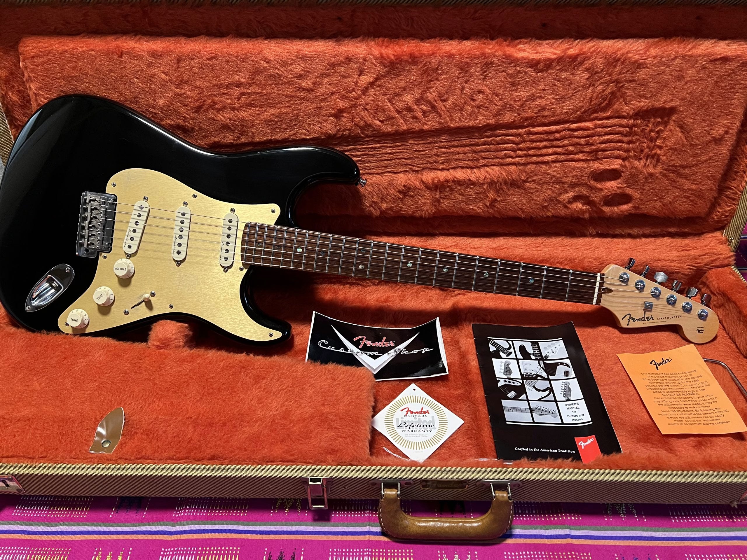 SOLD - 2000 Custom Shop Classic Player Stratocaster Black