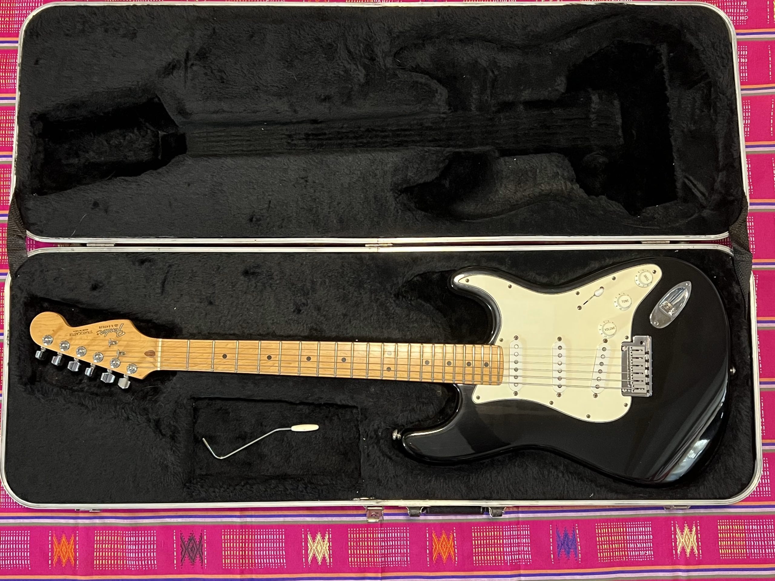 SOLD - 1989 Fender American Standard Stratocaster Black