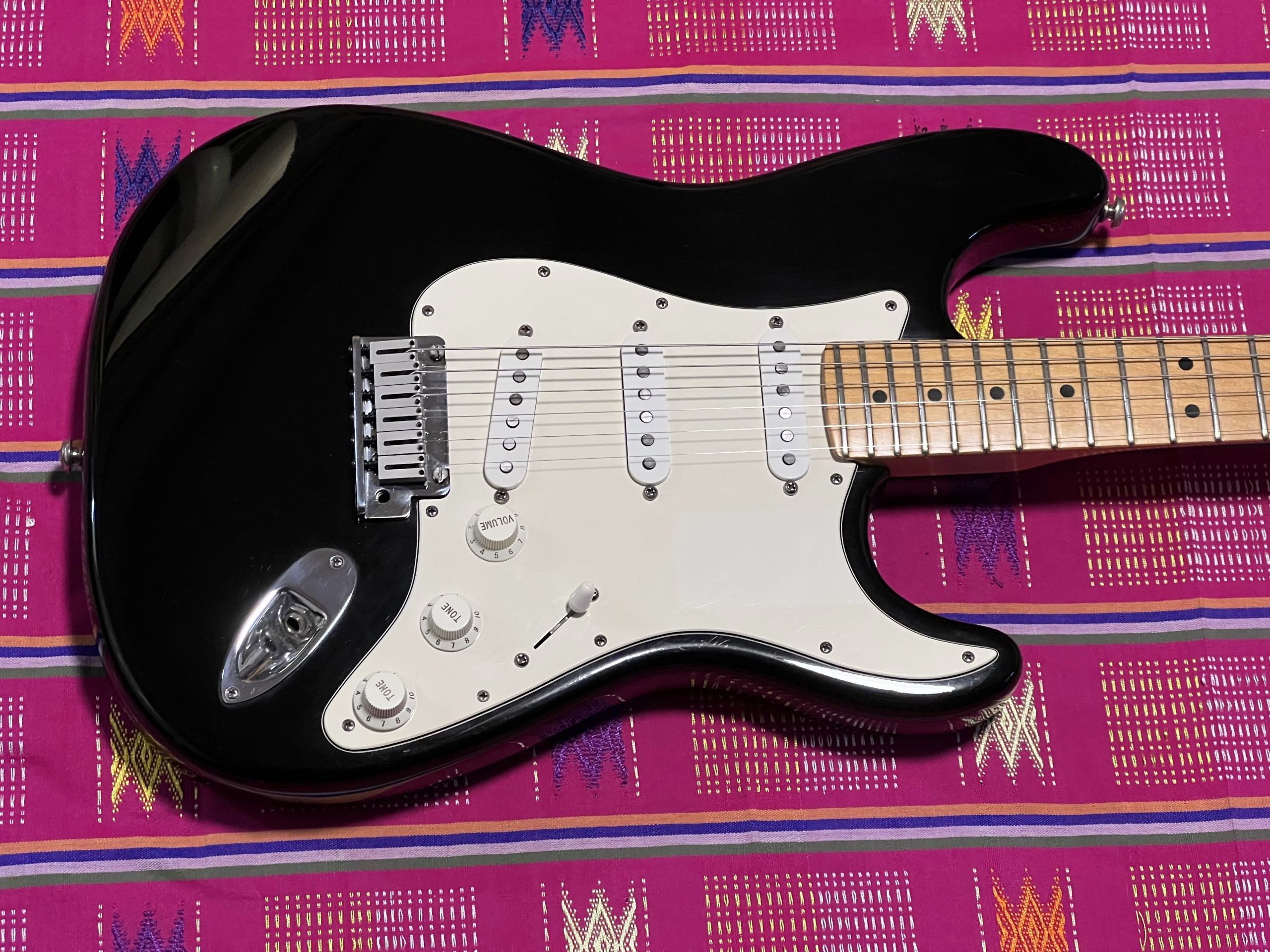 SOLD - 1989 Fender American Standard Stratocaster Black