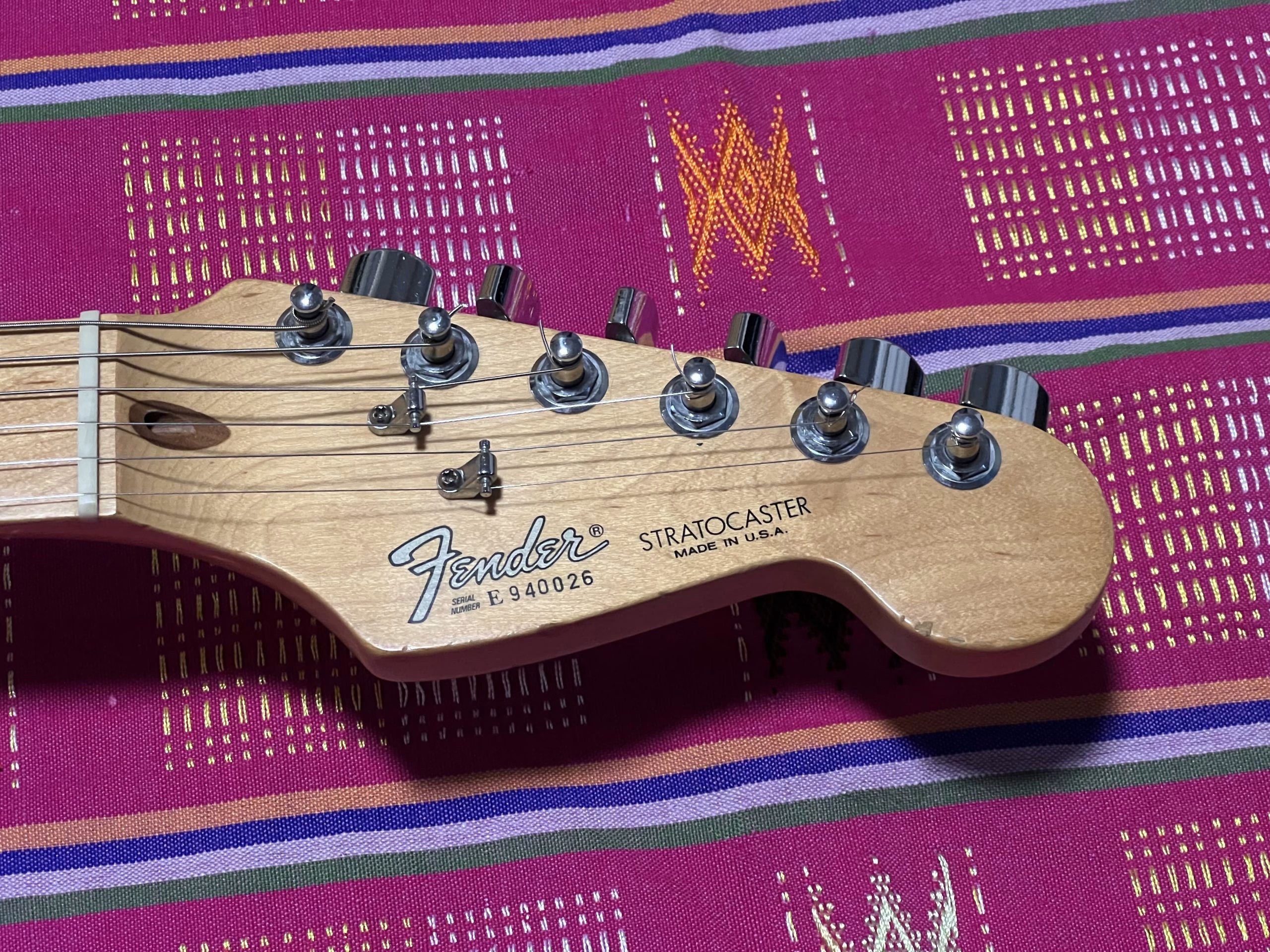 SOLD - 1989 Fender American Standard Stratocaster Black