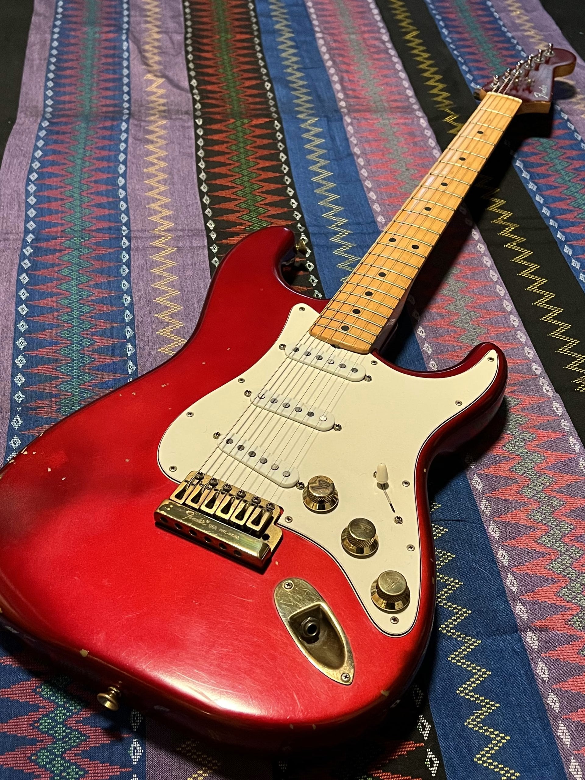SOLD - 1980 The Strat Candy Apple Red