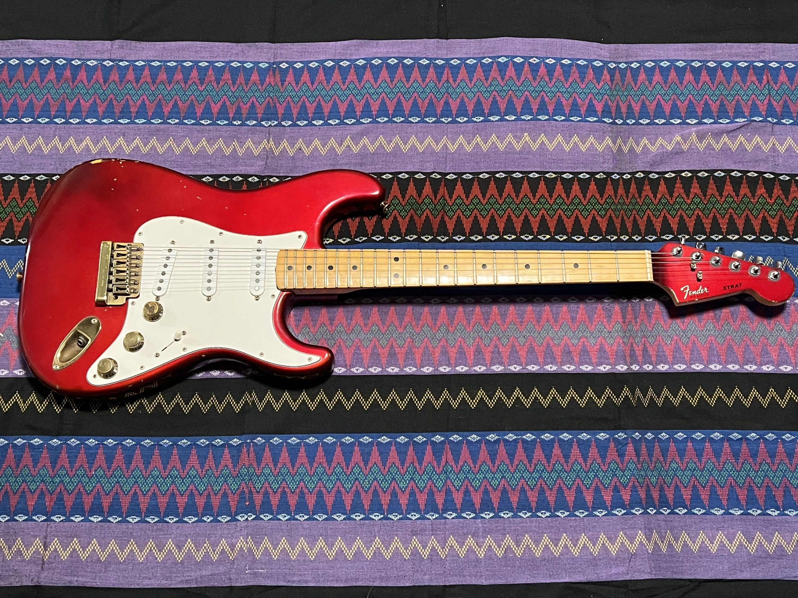 SOLD - 1980 The Strat Candy Apple Red