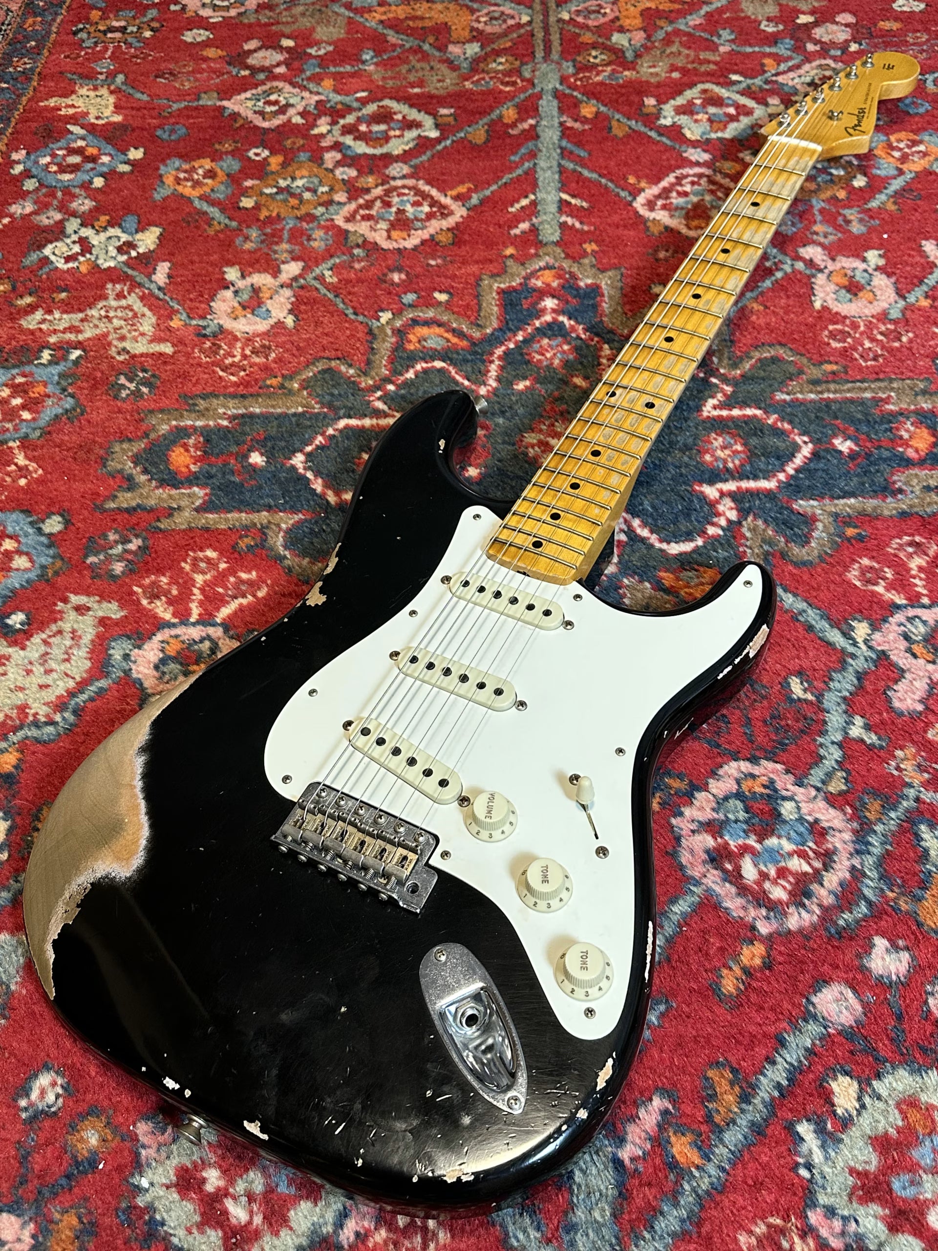 SOLD - 2019 Fender Custom Shop '59 Heavy Relic Stratocaster Black