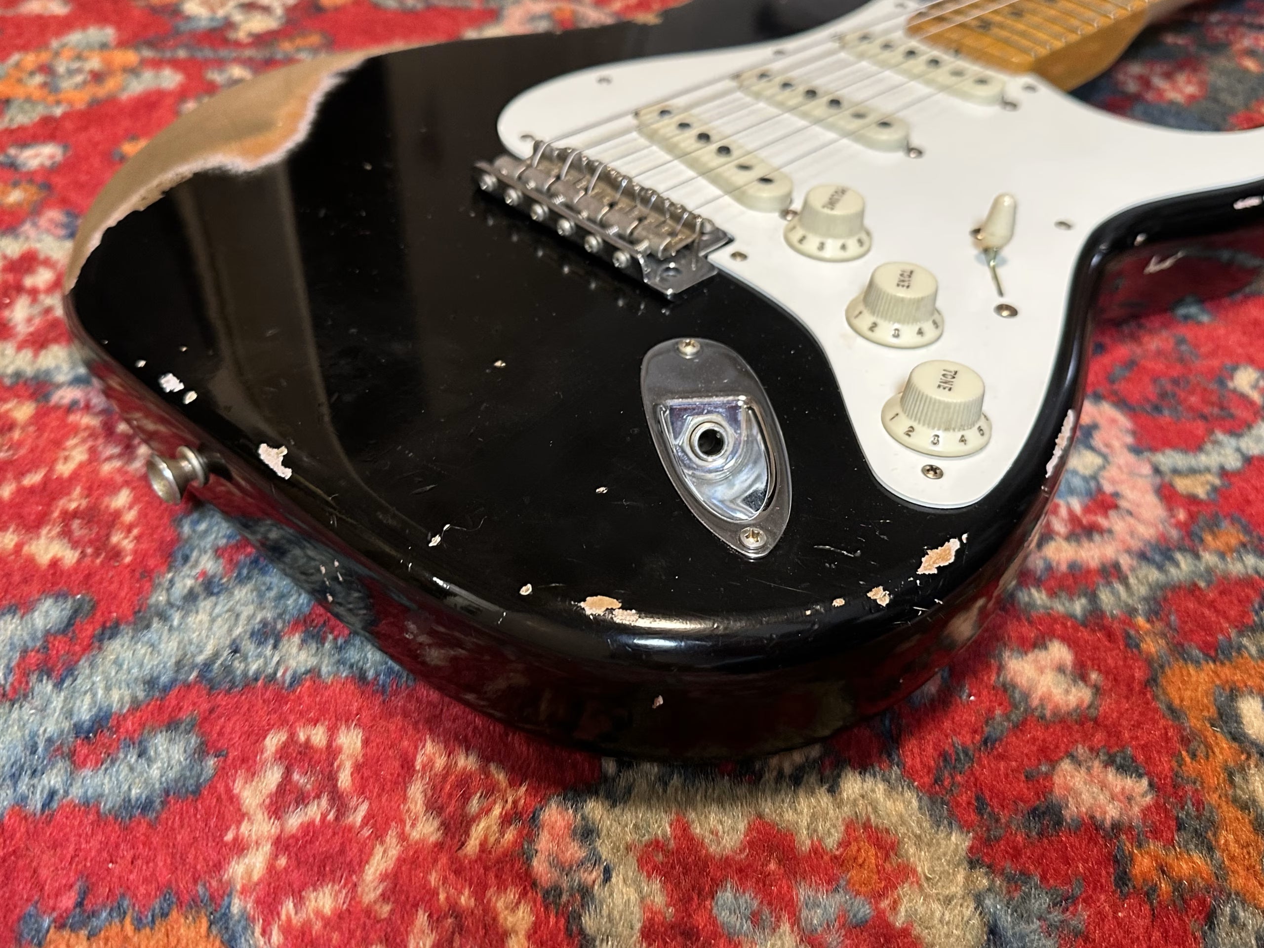 SOLD - 2019 Fender Custom Shop '59 Heavy Relic Stratocaster Black
